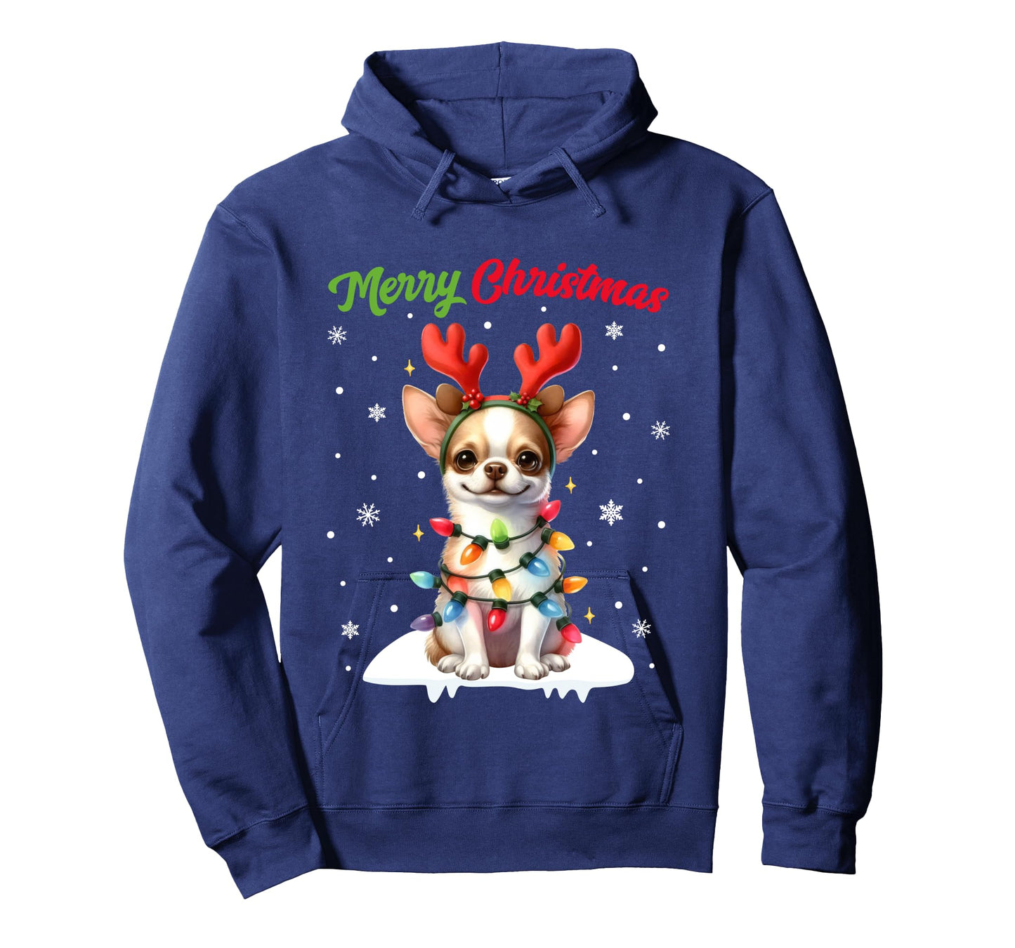 Christmas Pajamas Men Women Kids Christmas Chihuahua Dog Long Sleeve T-Shirt