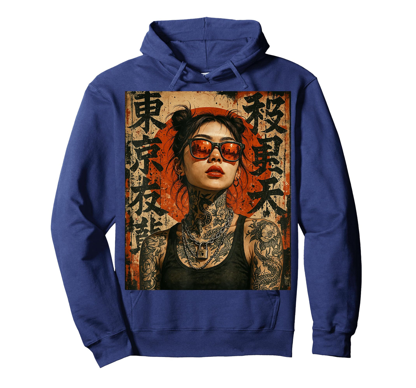 Anime Kawaii Japanese Samurai Geisha Tattoo K-Pop Y2K Manga T-Shirt