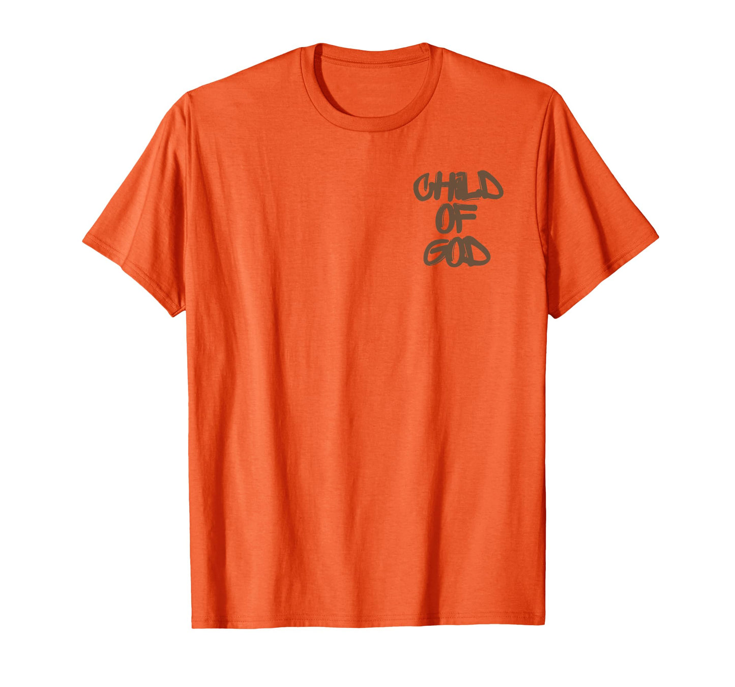 Child of God Psalm 23 Retro Christian - Front and Back T-Shirt