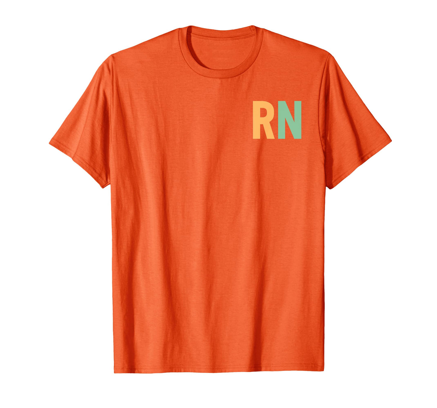 Retro Registered Nurse Stethoscope Nursing RN Staff 2 side T-Shirt