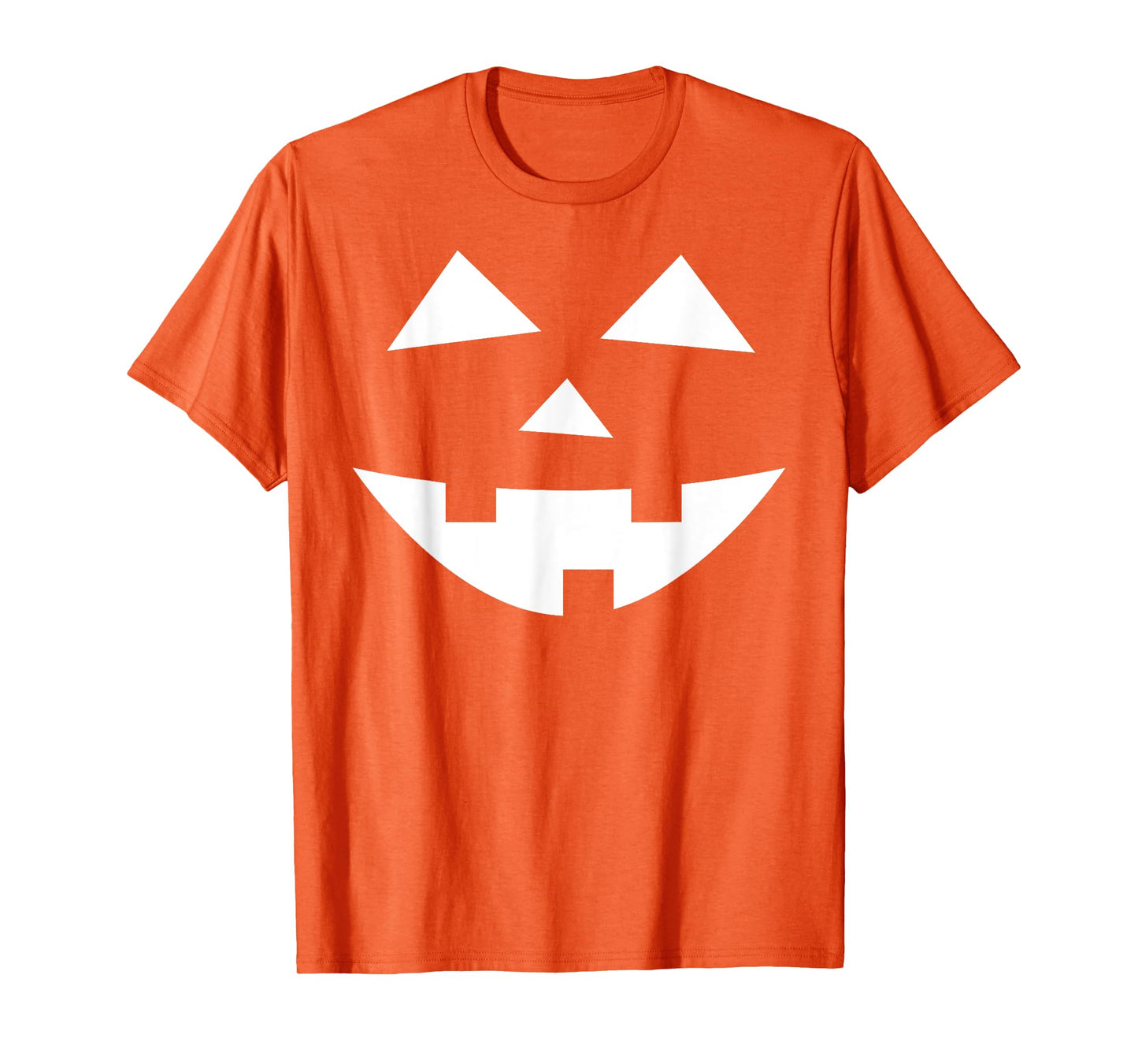 Jack O' Lantern Pumpkin Face - Funny Halloween Costume T-Shirt
