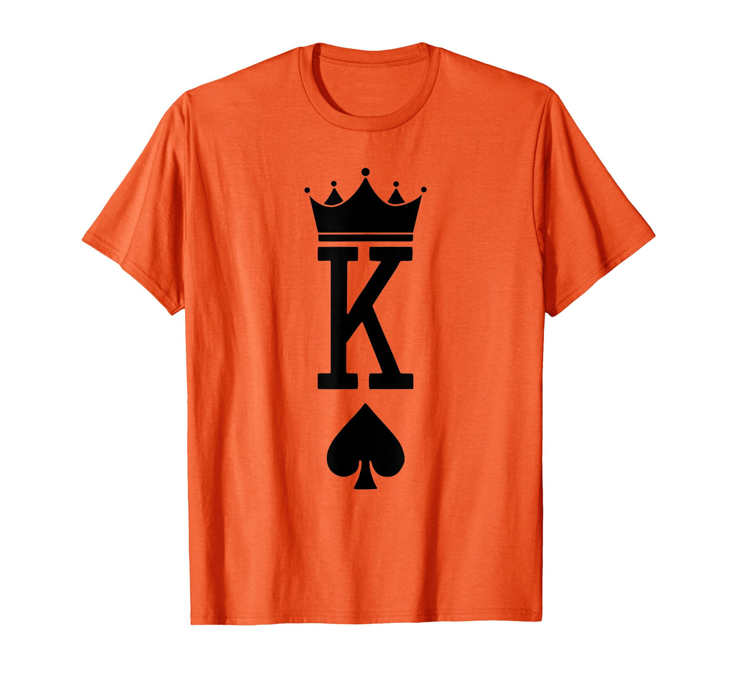 Mens King Spades Card Game Lover Dice Games Lover Card Symbols T-Shirt
