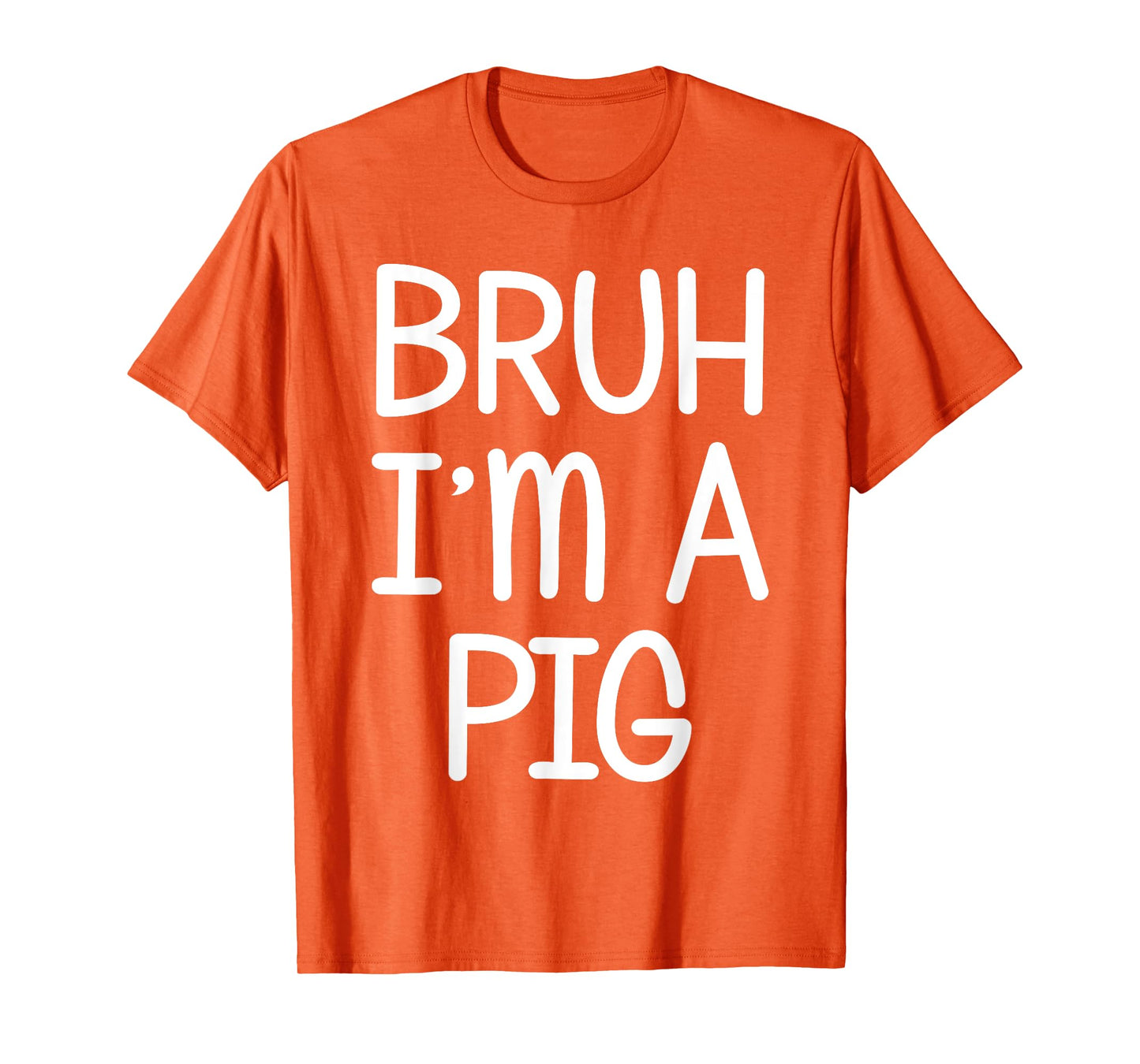 Pretend I'm A Pig Funny Lazy Halloween Costume Party T-Shirt