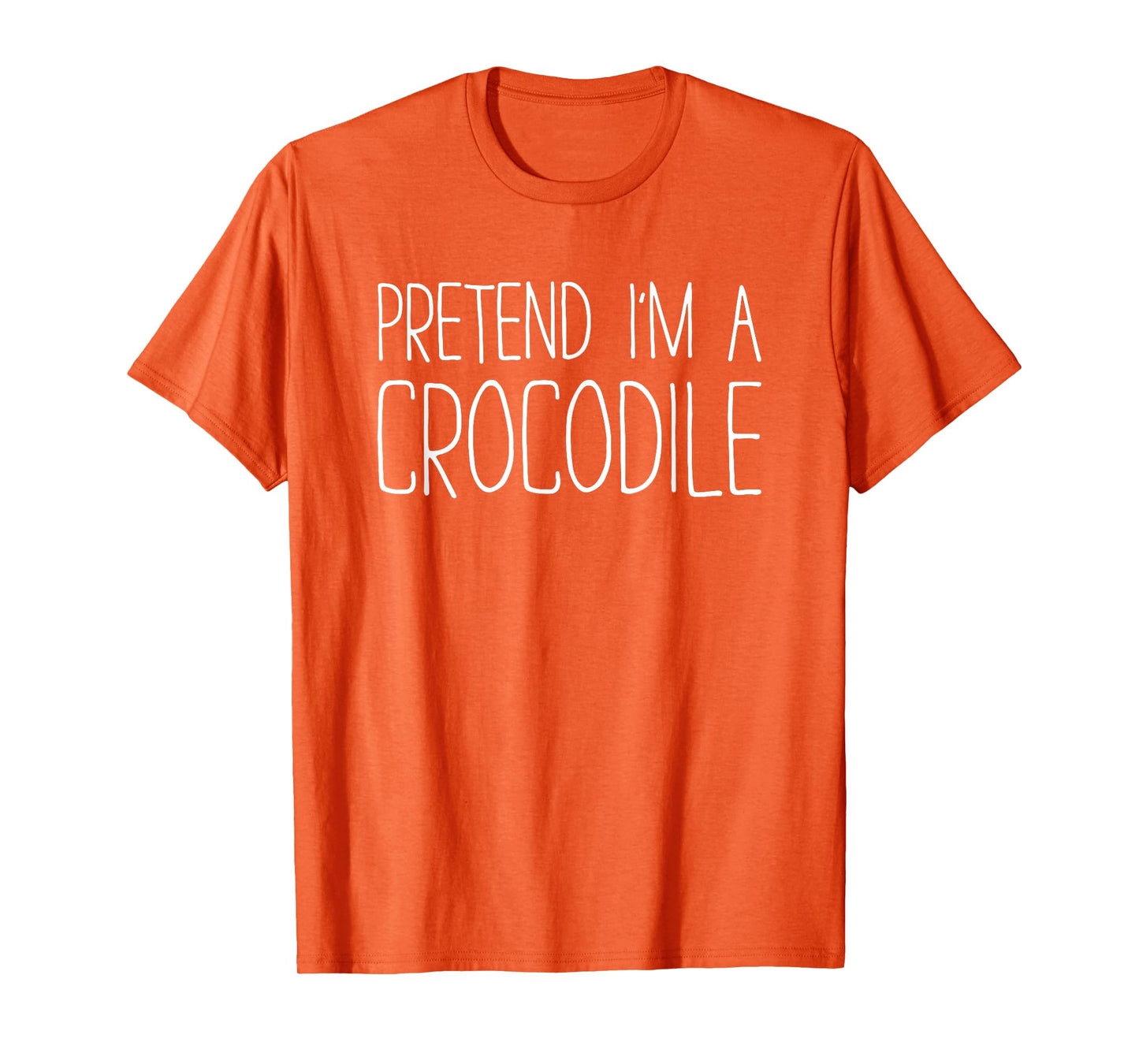 Pretend I'm A Crocodile Shirt Adult Kids Men Women Costume T-Shirt
