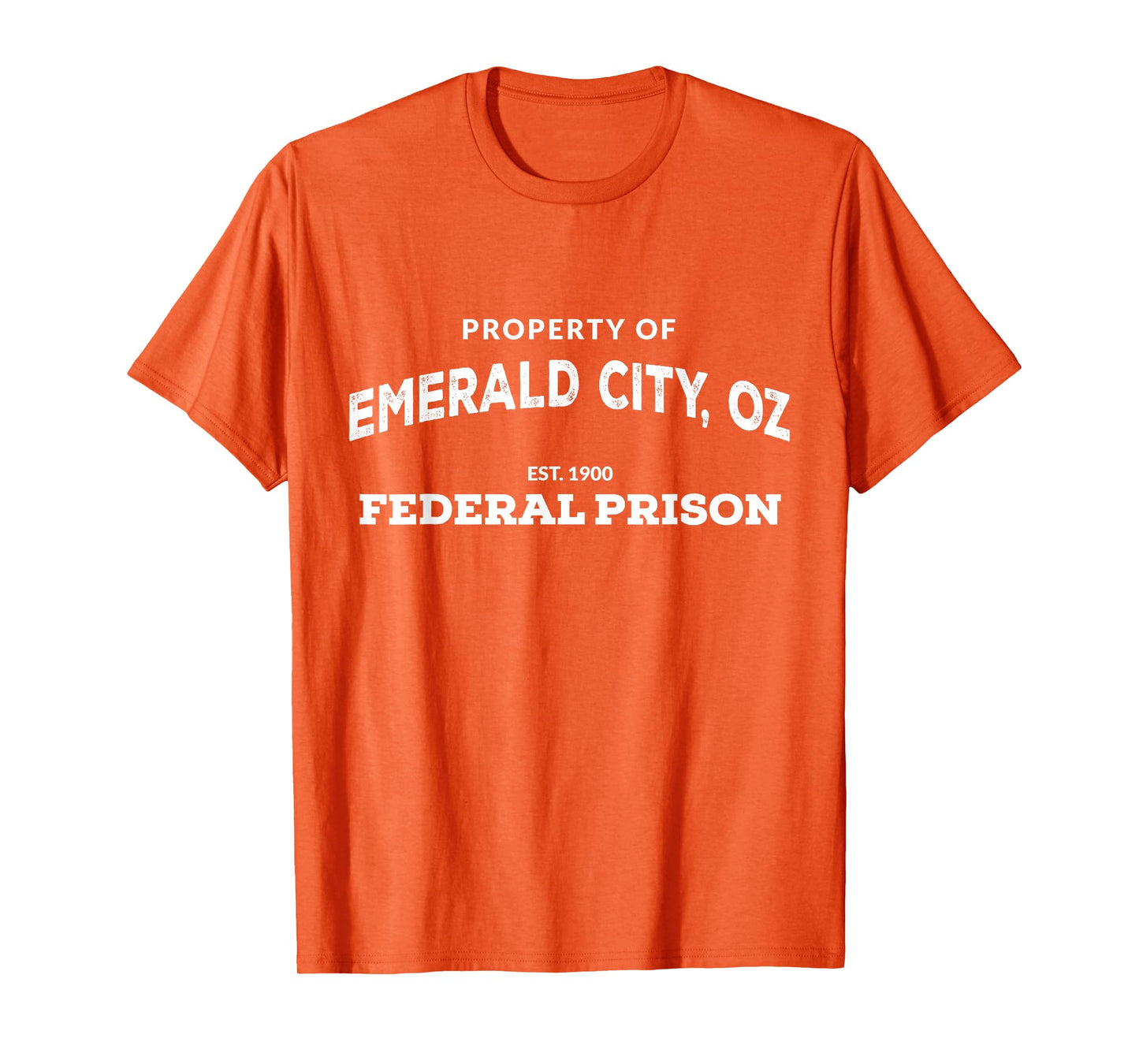 Wizard of Oz Emerald City Federal Prison Halloween Costume T-Shirt
