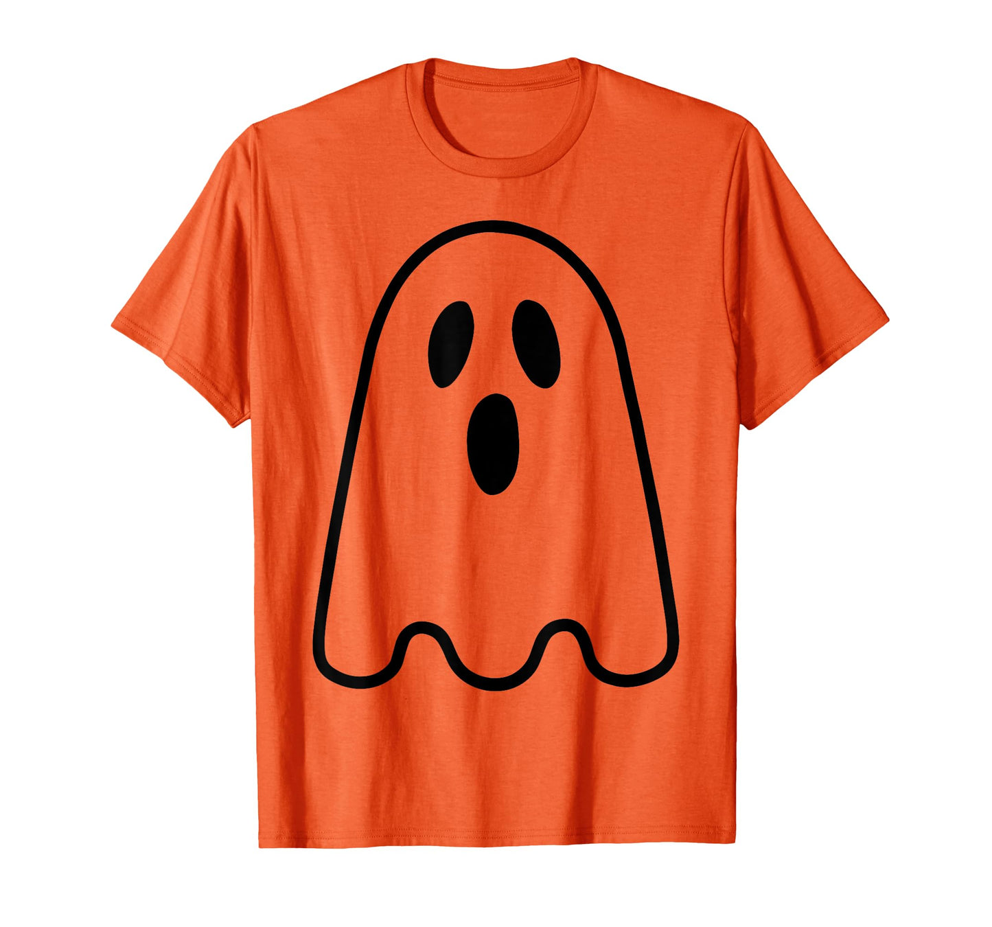 Ghost Shirt Adult Kids Men Women Silly Ghost Face Costume T-Shirt