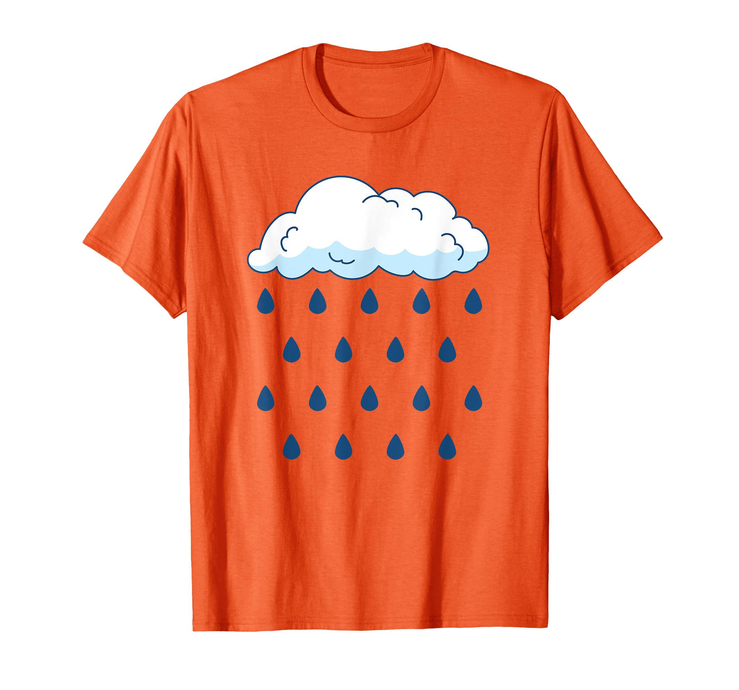 White Cloud Rain Drop Costume Christmas Halloween T-Shirt