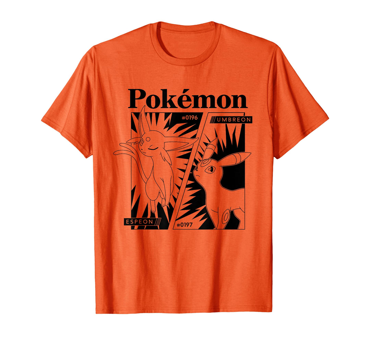 Pokémon - Espeon Umbreon Eeveelutions Manga Panel T-Shirt