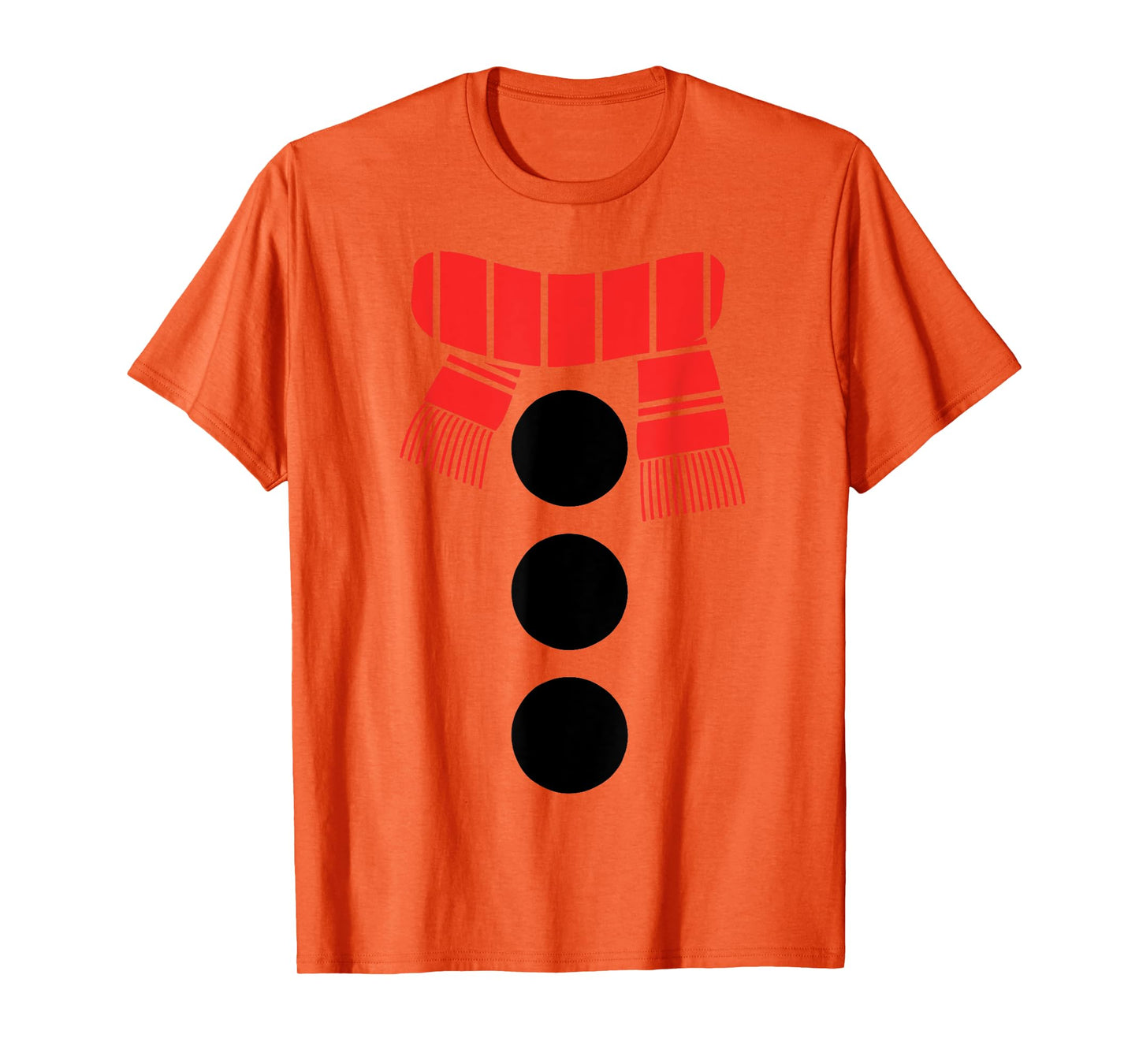 Snowman Shirt Adult Kids Men Women White Snowman Costume T-Shirt