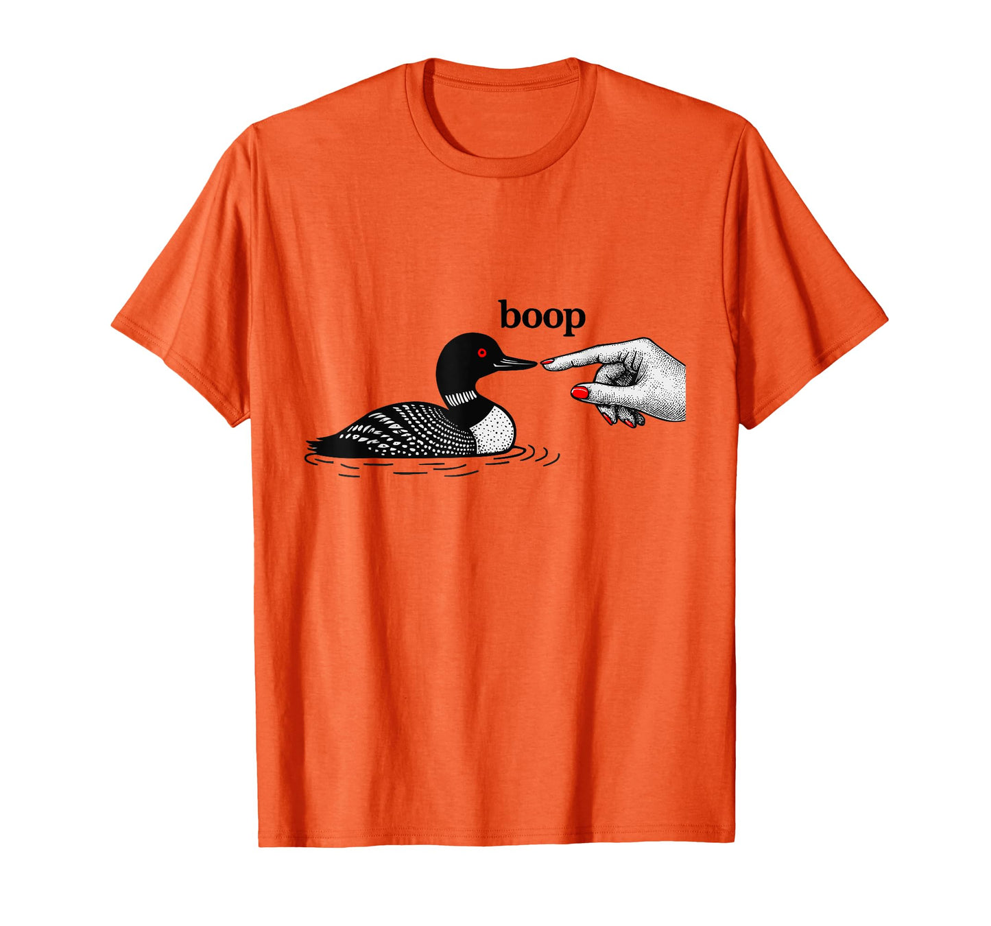 Pointing Hand Boops a Loon T-Shirt
