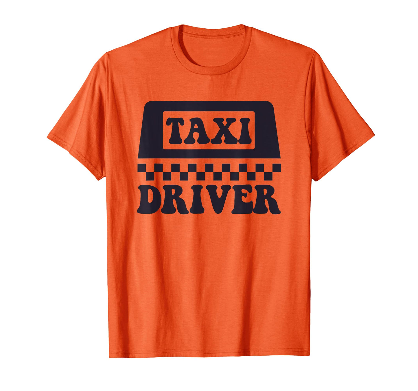 Yellow Taxi Costume Halloween Funny Taxi Driver Men Driving T-Shirt