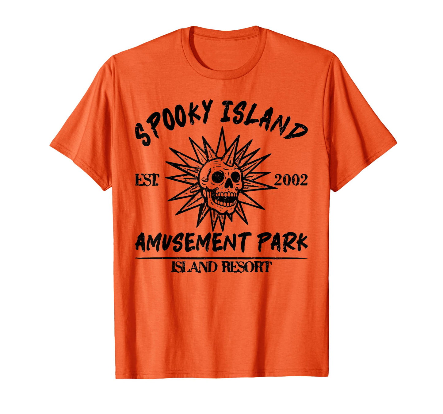 Vintage Spooky Island Est 2002 Amusement Park Island T-Shirt