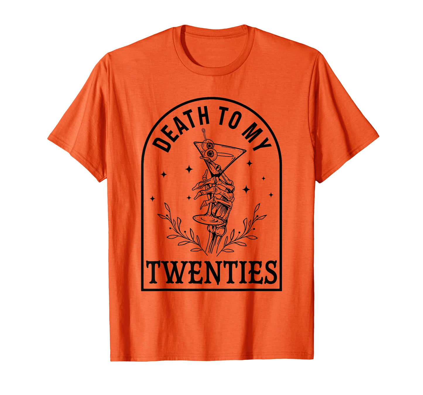 30th Birthday Gothic Halloween Party Death To My Twenties T-Shirt