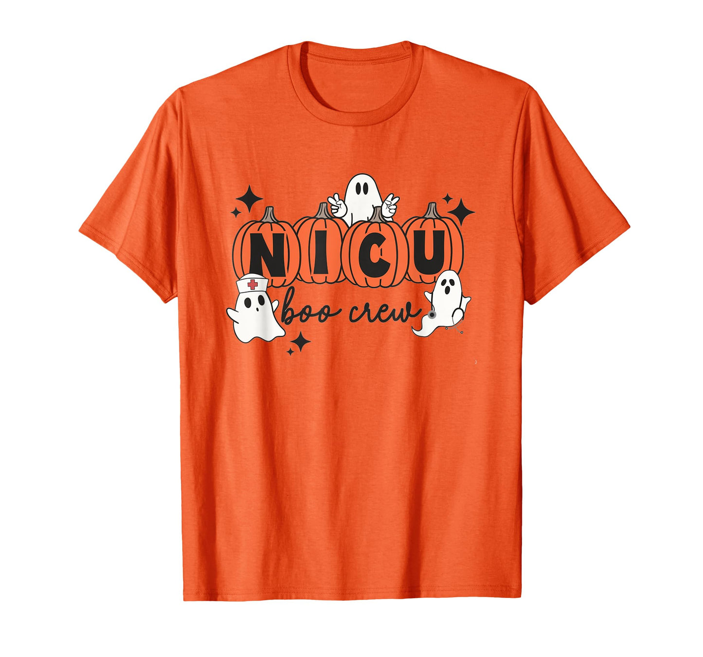 Halloween NICU Boo Crew NICU Nurse Squad Hospital Party T-Shirt