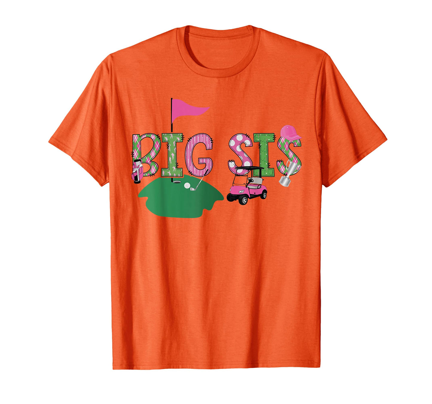 Golf Big Sis Hole In One Golf 1St Birthday Party T-Shirt
