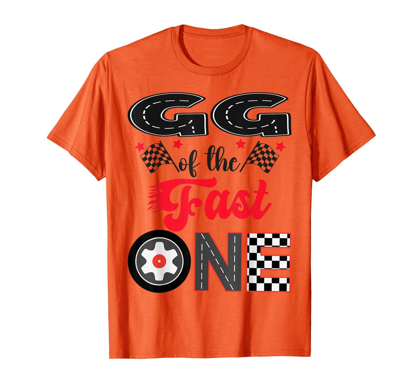 GG Of The Fast One Car Racing Dad 1St Birthday Boy T-Shirt
