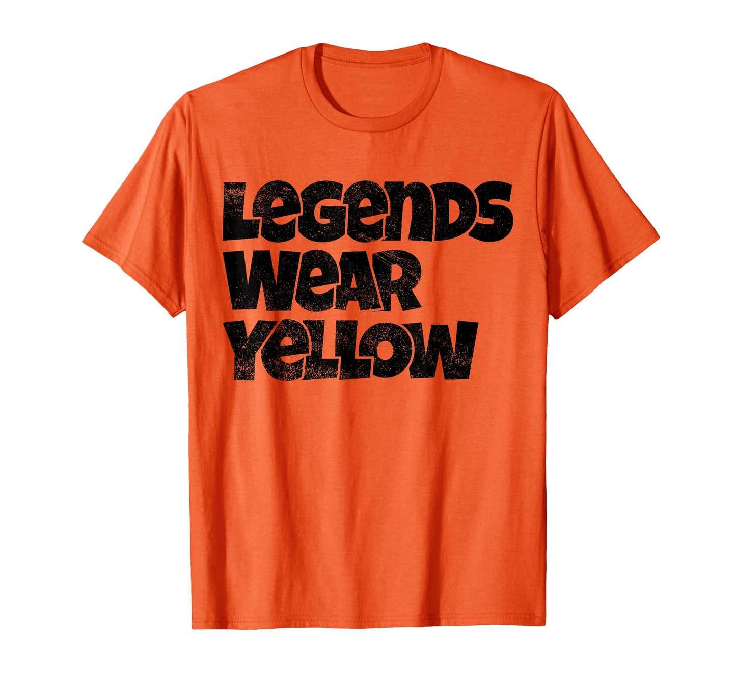 Funny Legends Wear Yellow Spirit Wear Team Game Color War T-Shirt