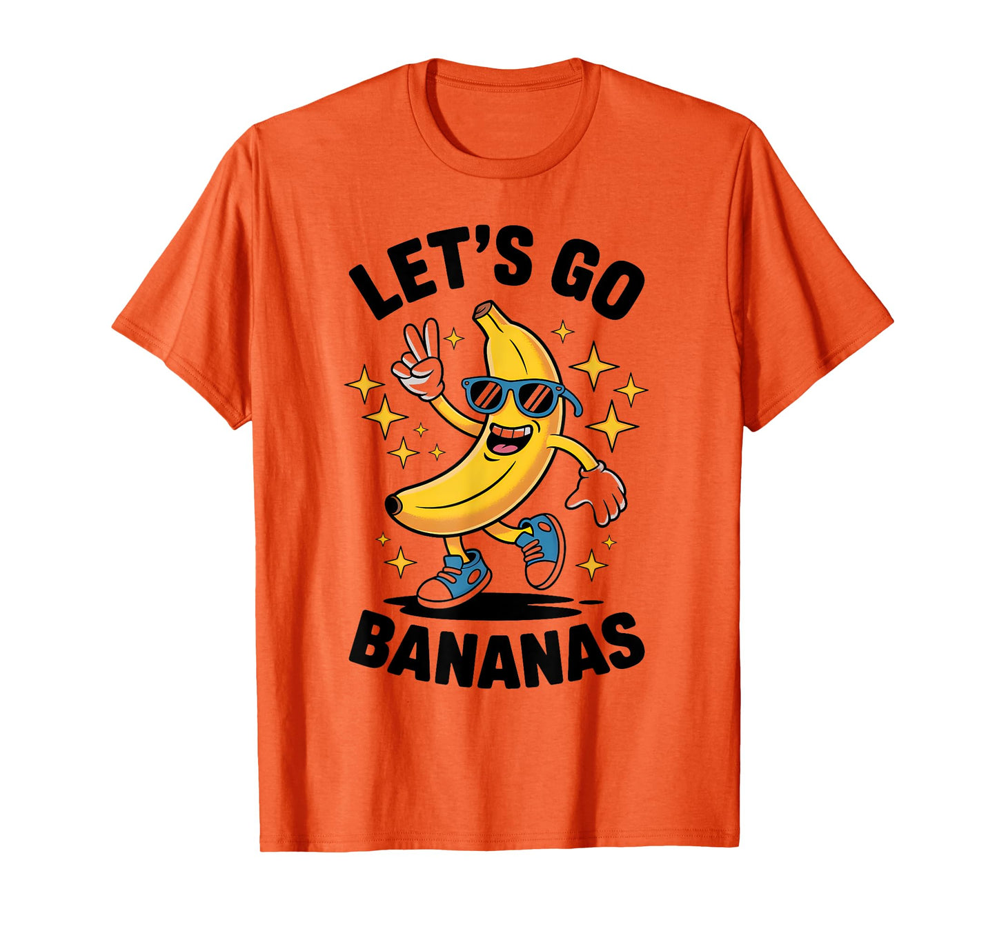 Let's Go Bananas Funny Banana Shirt Men Women Fruits Lover T-Shirt