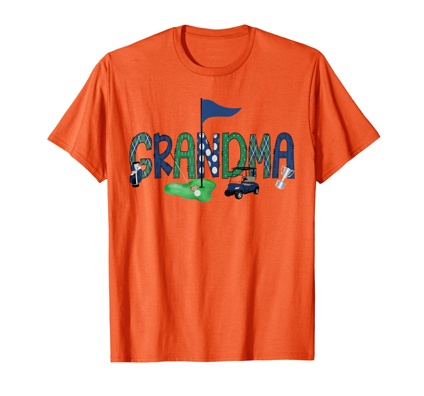 Grandma Of The Birthday Boy Hole in One Golf Sport Matching T-Shirt