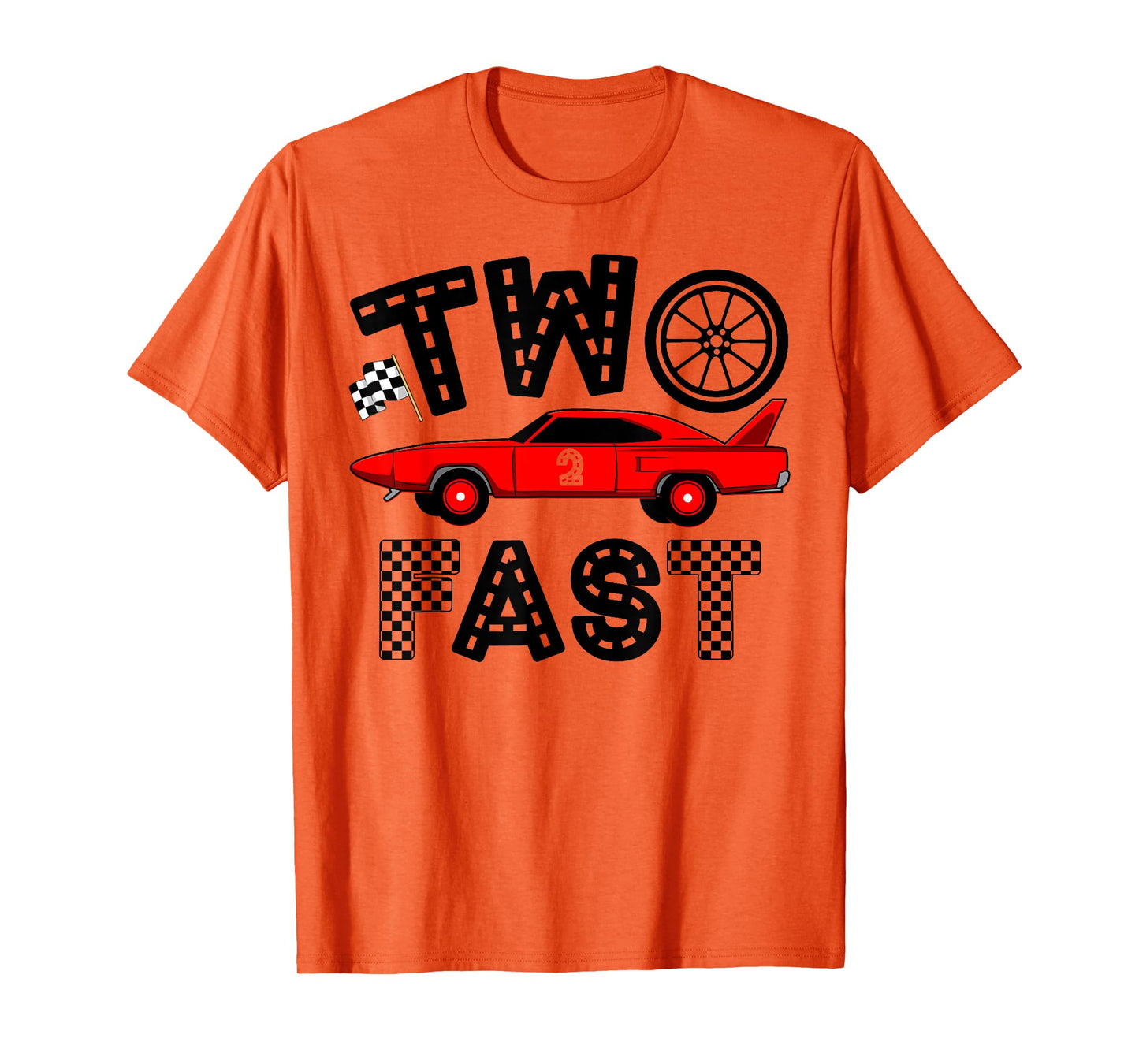 Two Fast 2 Curious Birthday 2 Years Old B-day Funny T-Shirt