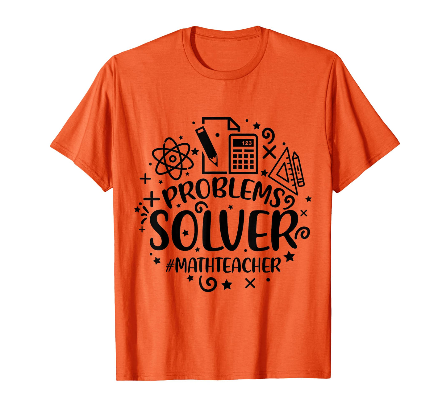 Problem Solver Math Teacher Funny School Teacher T-Shirt