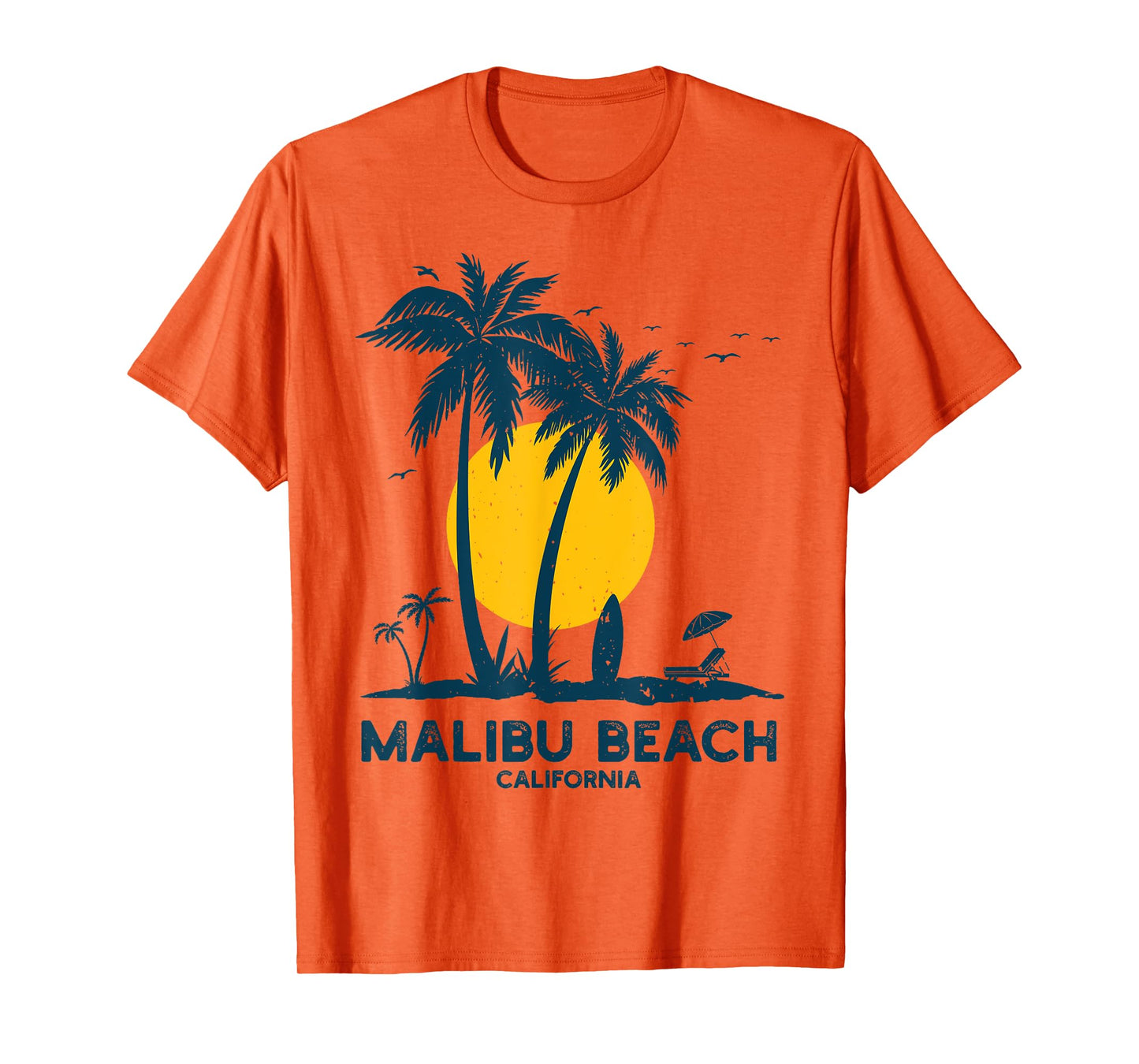 Malibu California Beach Summer Vacation Souvenir California T-Shirt for Men Women Girls Kids
