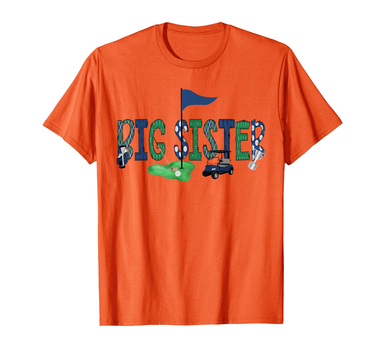 Big Sister Of The Birthday Boy Hole in One Golf Sport T-Shirt