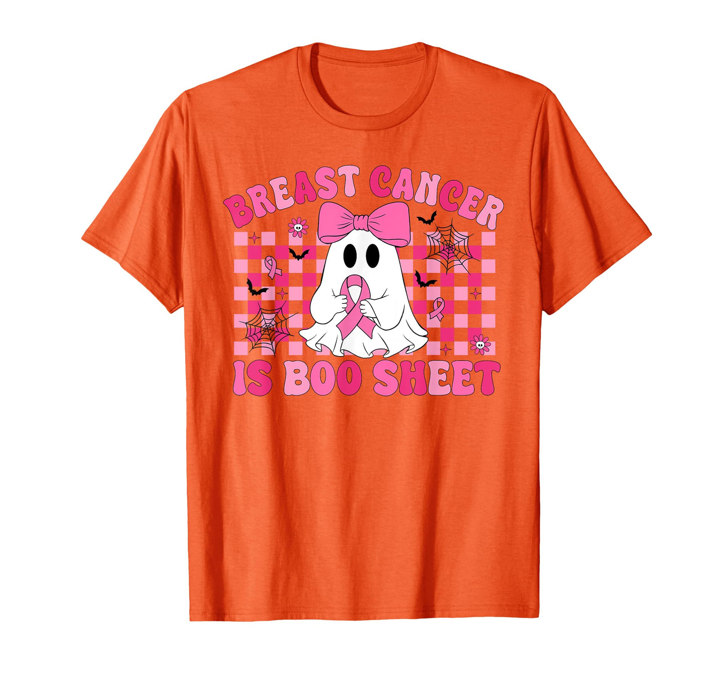 Breast Cancer Is Boo Sheet Breast Cancer Awareness Halloween T-Shirt