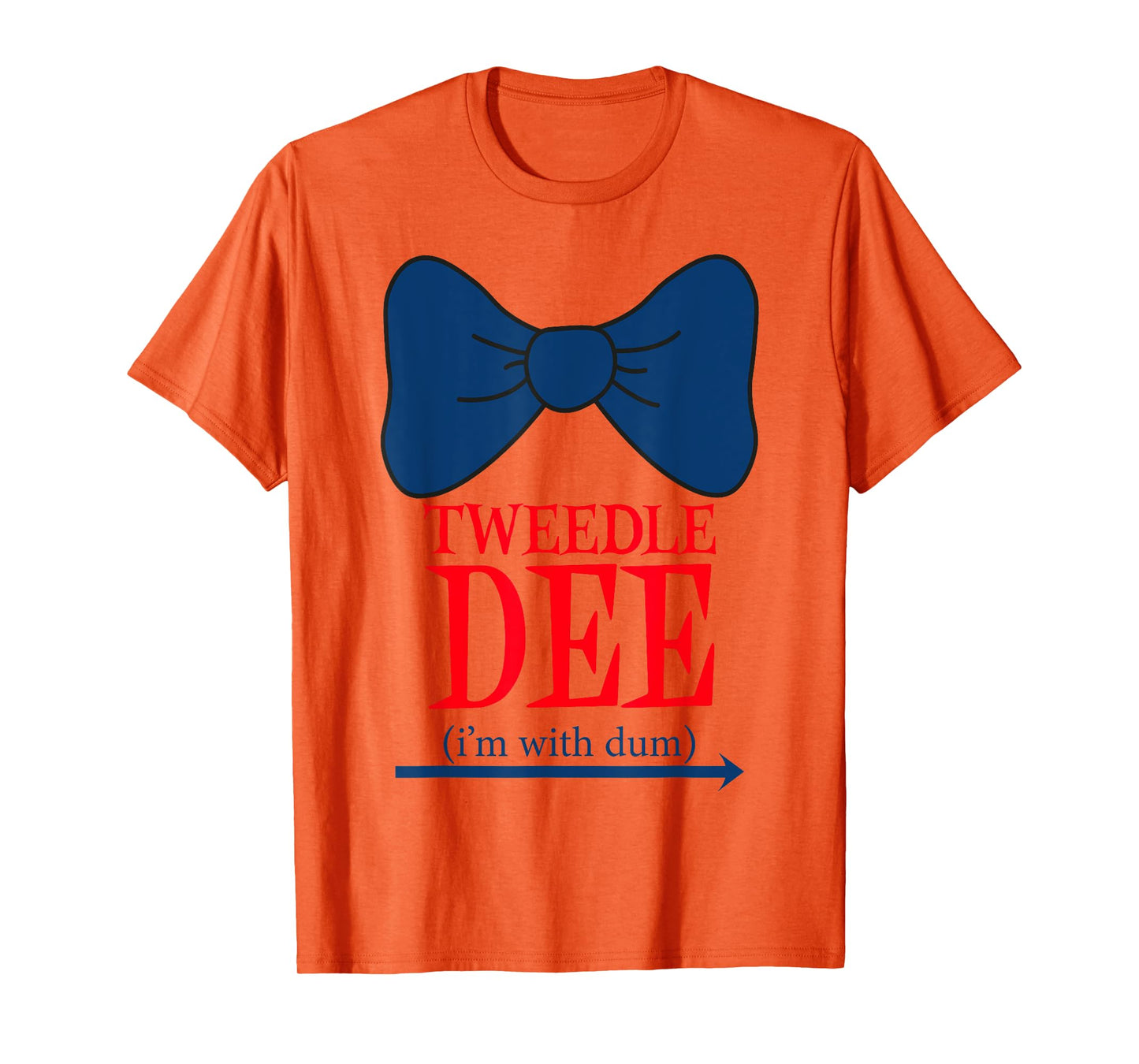 Tweedle Dee I'm With Dum - Lazy couple halloween costumes T-Shirt