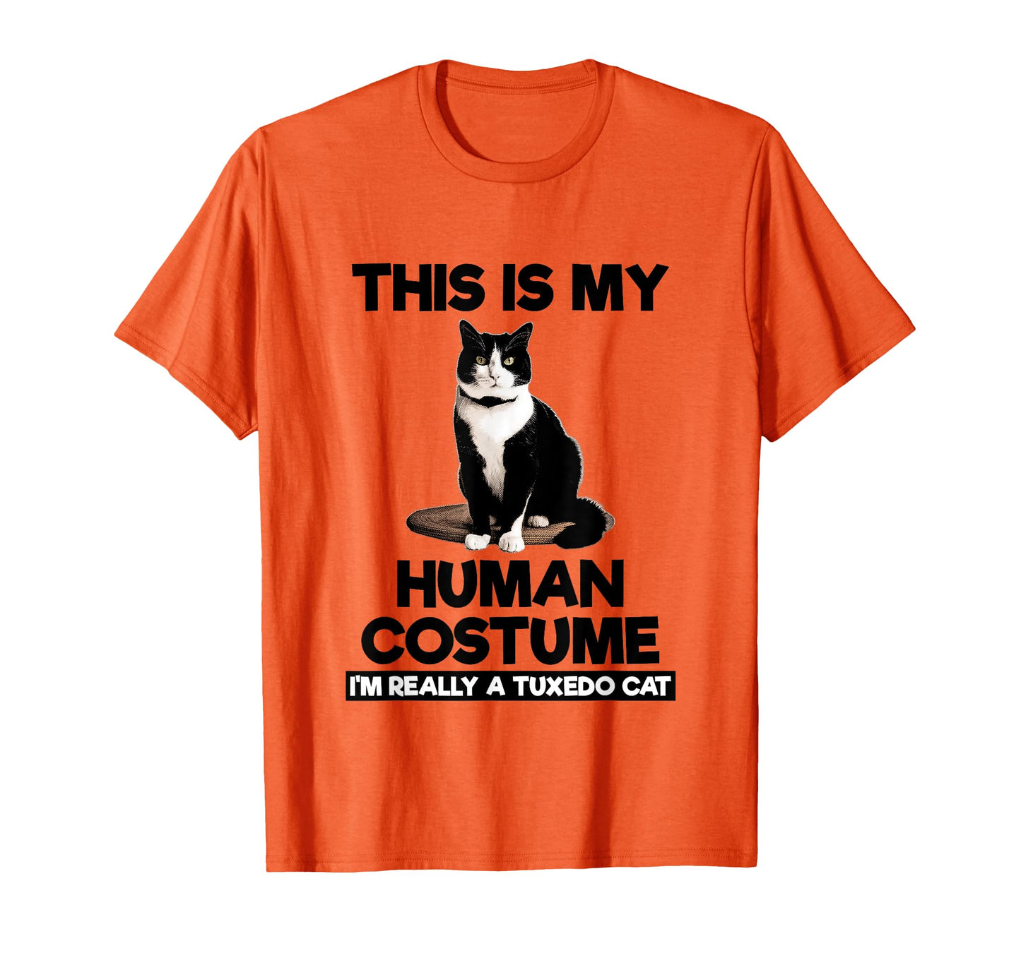 This Is My Human Costume Shirt Funny Tuxedo Cat Kitten Lover T-Shirt