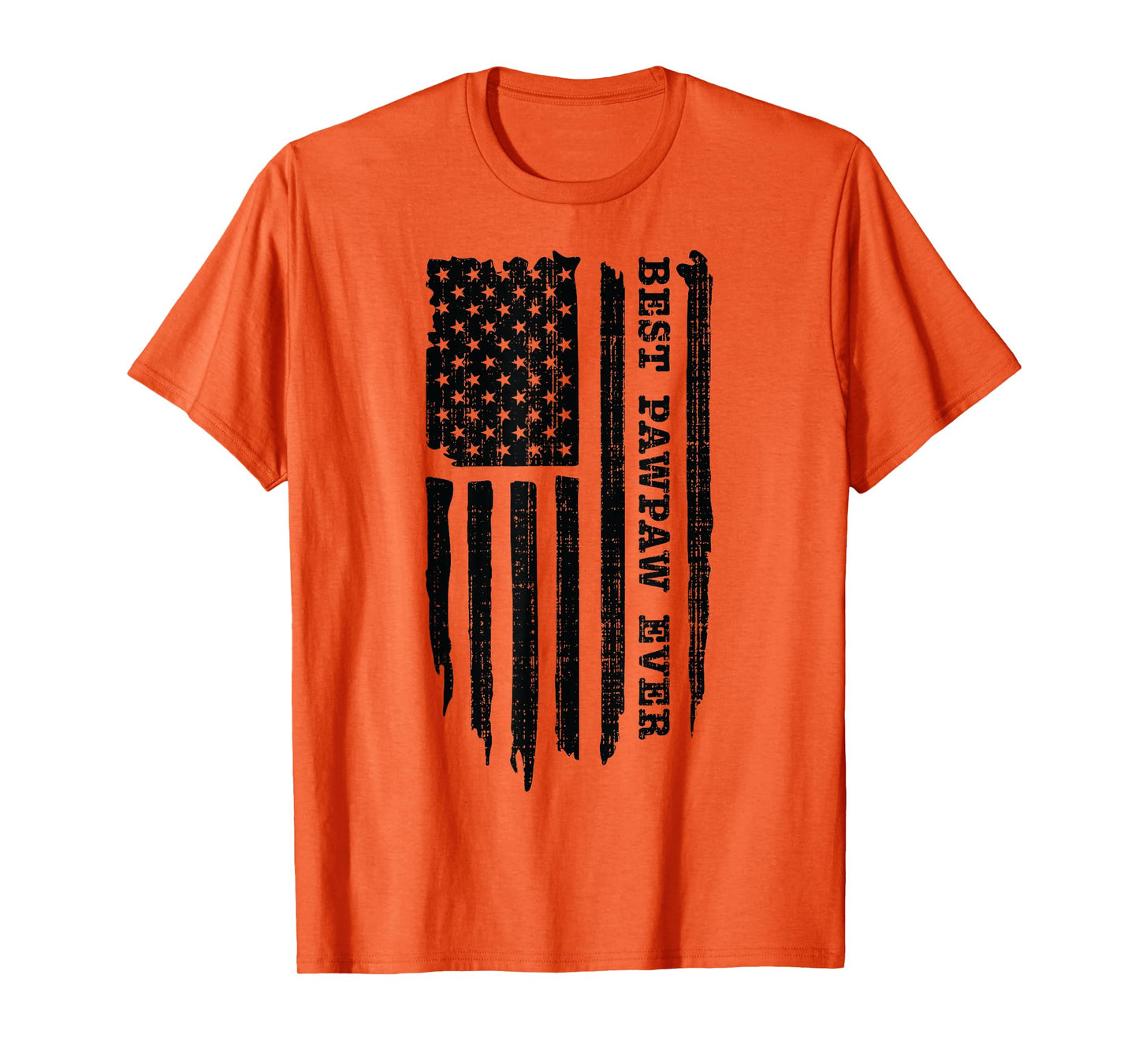 Best Pawpaw Ever American Flag Funny Father's Day T-Shirt