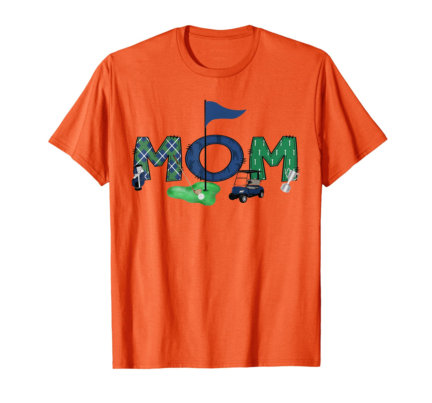 Mom Of The Birthday Boy Hole in One Golf Sport Matching T-Shirt