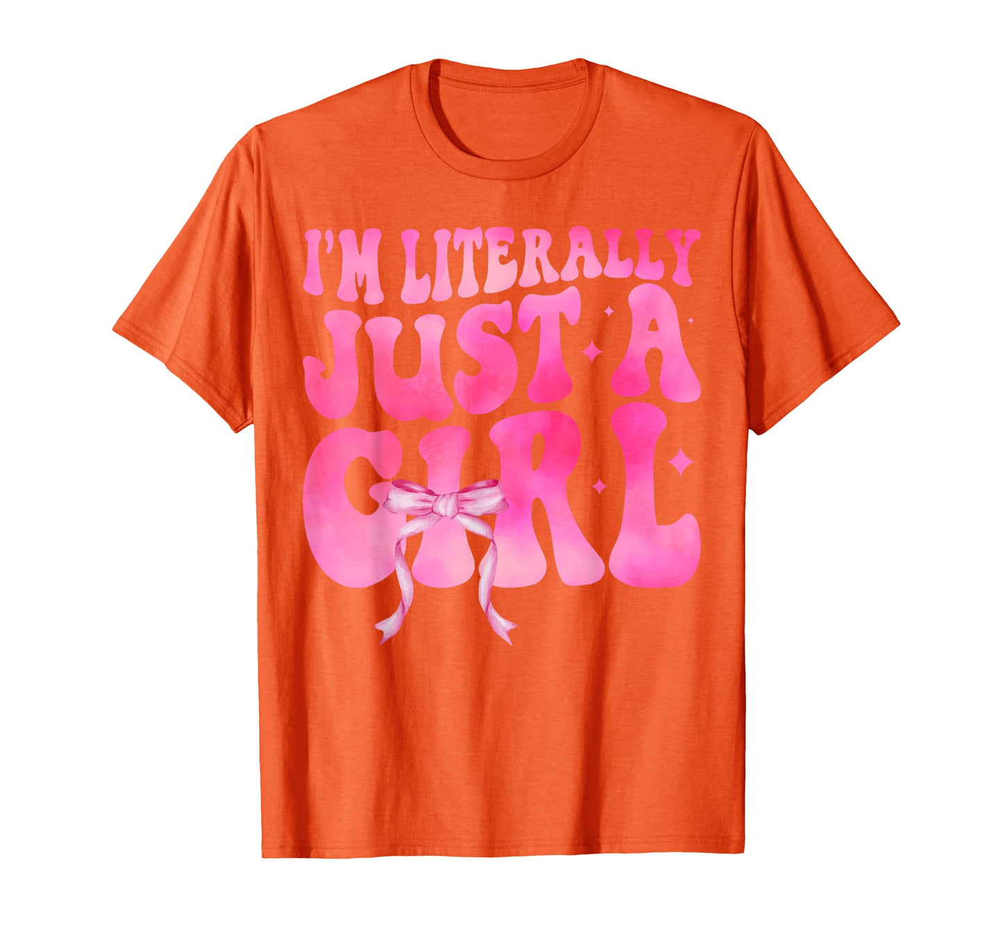I'm Literally Just A Girl Sad Hamster Meme With Pink Ribbon T-Shirt
