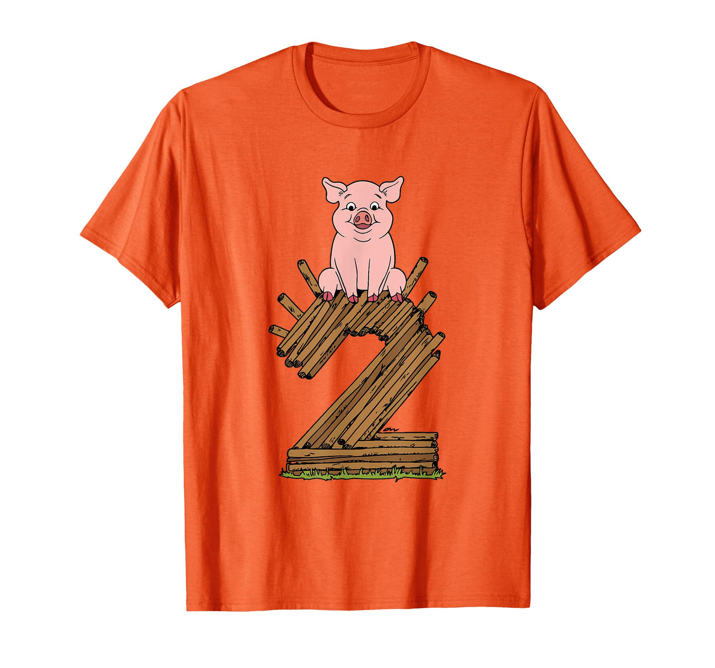 Three Little Pigs Pig 2 Easy Costume Kids Men Women T-Shirt
