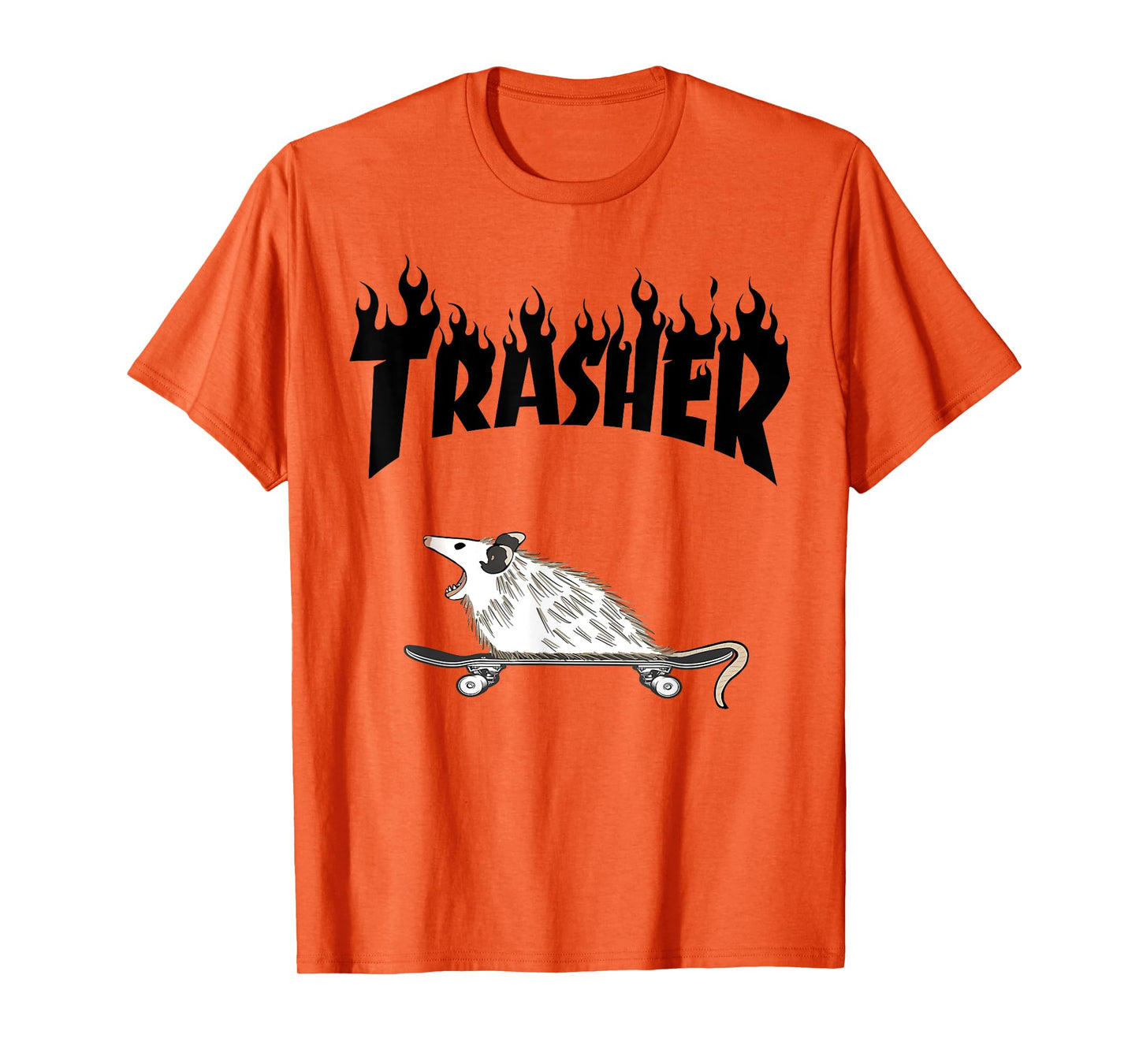 Opossum Skateboard Funny Trasher Possum Skater Men Women Kid T-Shirt