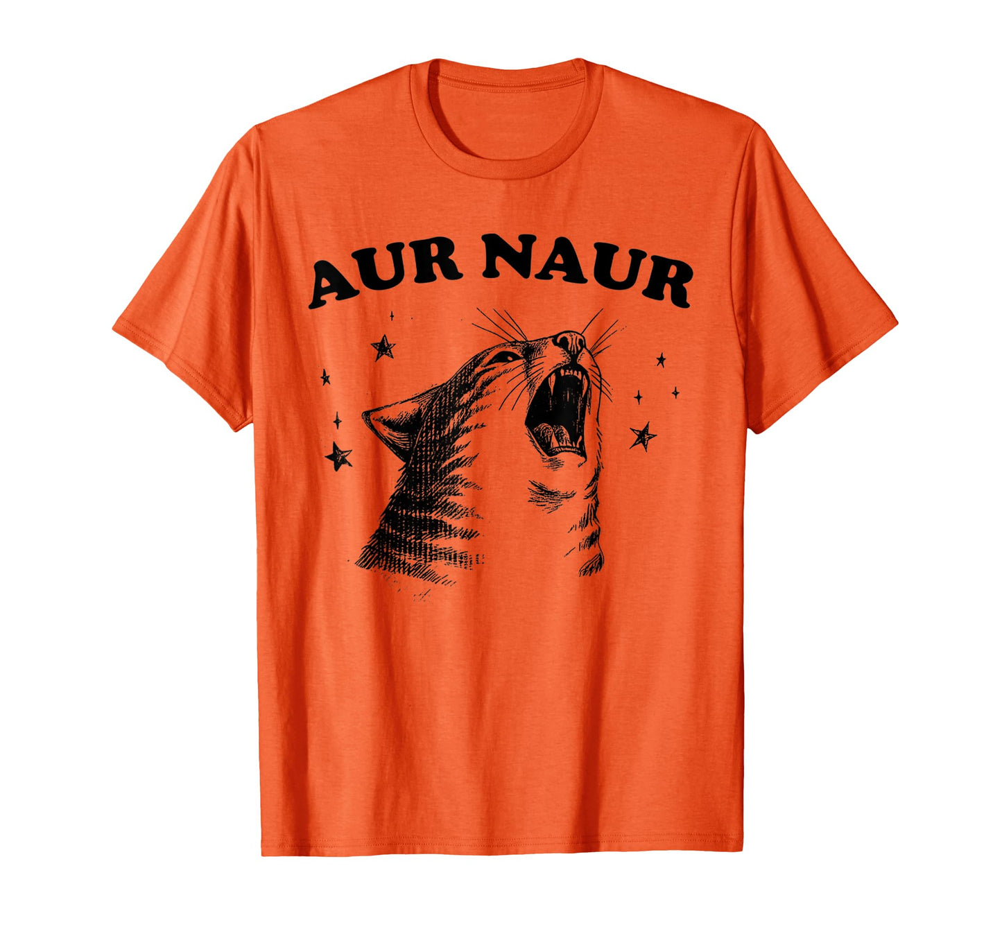 Funny Aur Naur Cat Style Oh No Surprised Cat Animal Lover T-Shirt