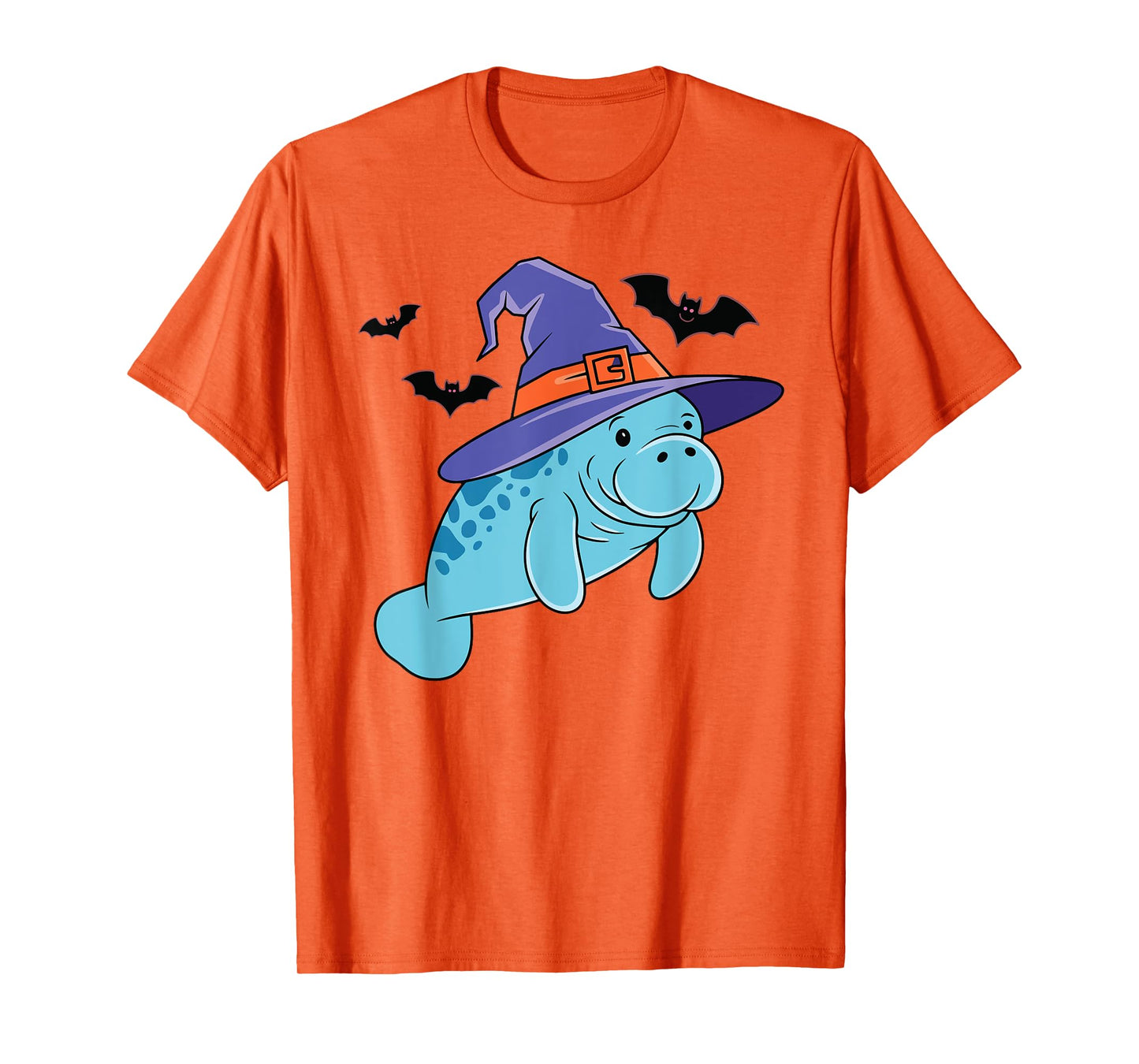 Lazy Witch Manatee Halloween Sea Cow Costume Kids T-Shirt