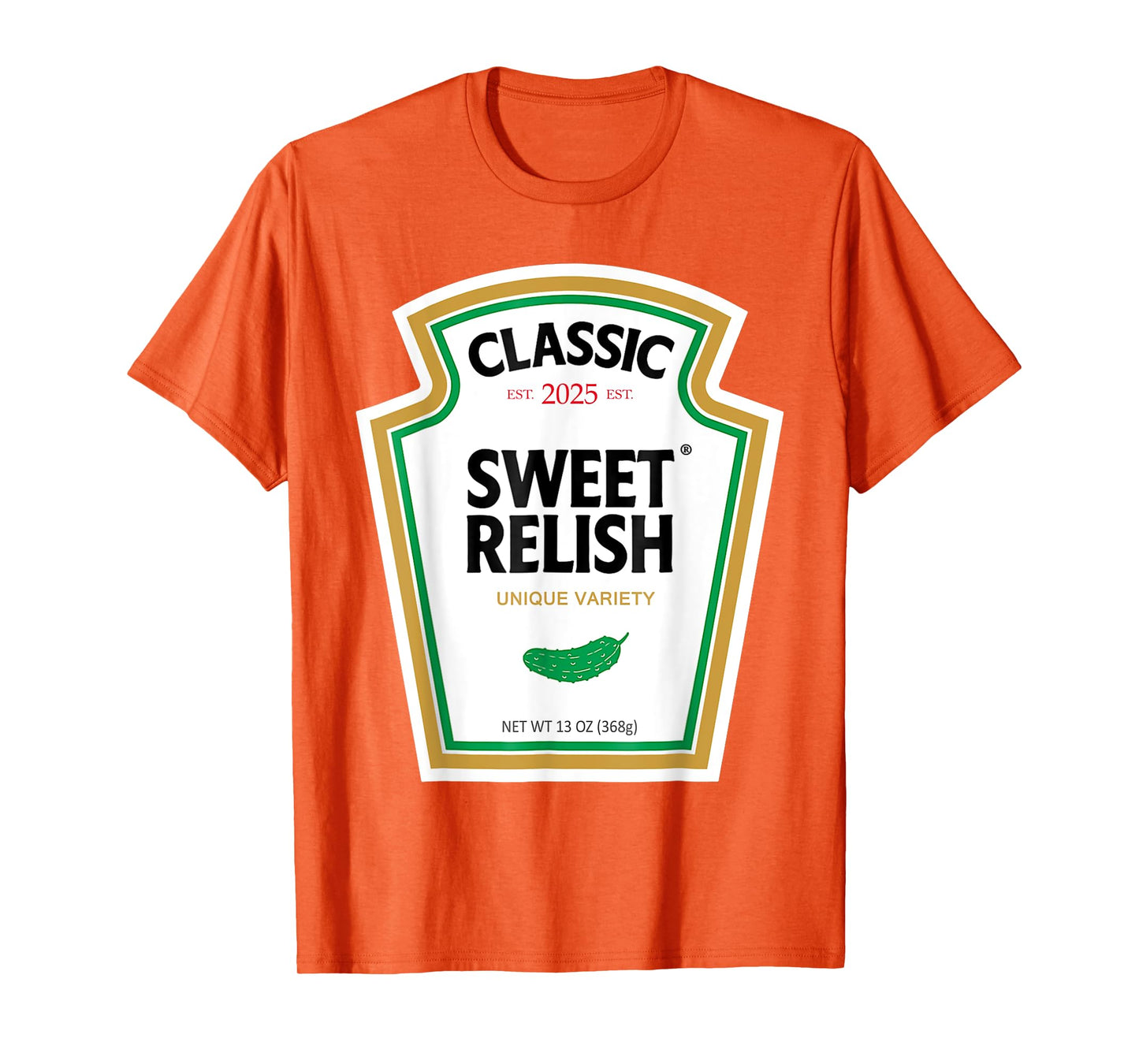 Sweet Green Pickle Relish Funny DIY Halloween Costume T-Shirt