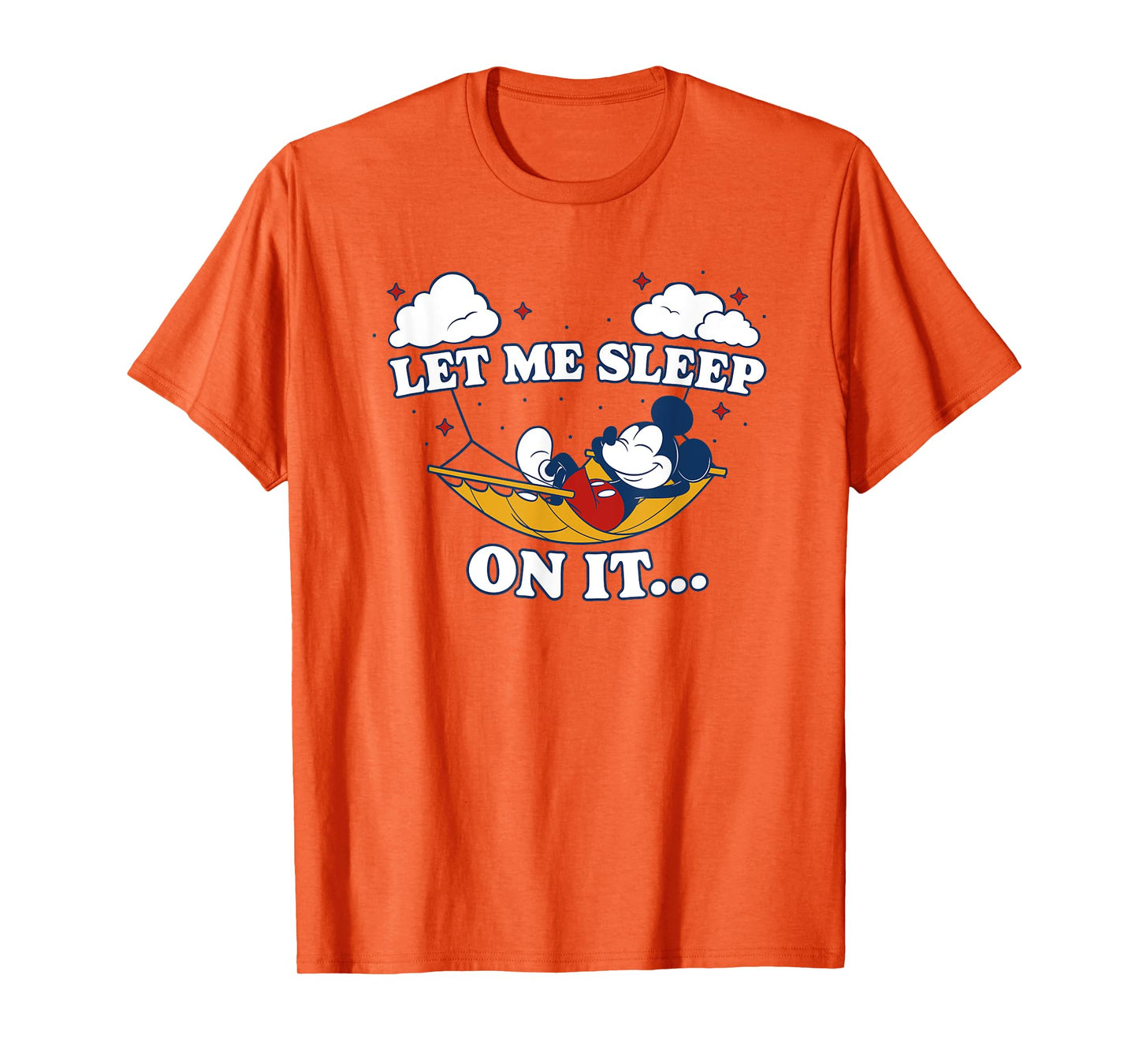 Disney Mickey And Friends Let Me Sleep On It Relaxing Mickey T-Shirt