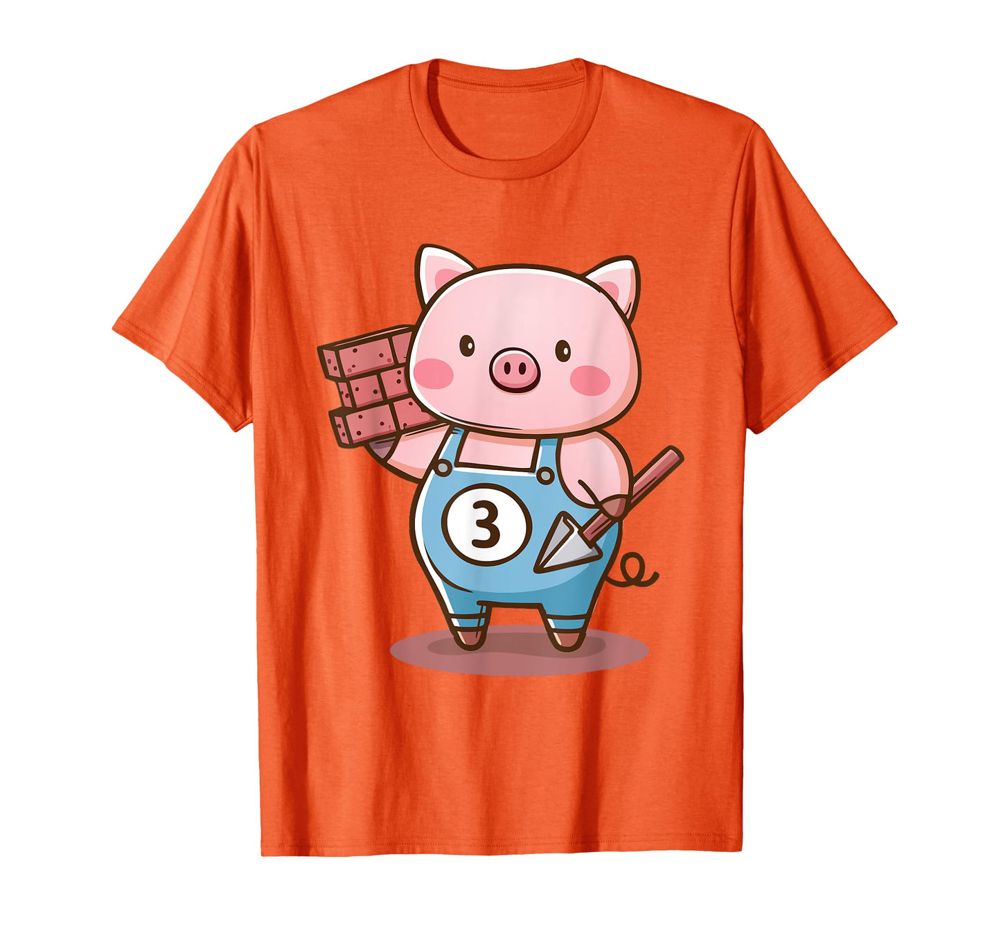 Three Little Pigs Pig 3 Costume Girls Boys Adults T-Shirt
