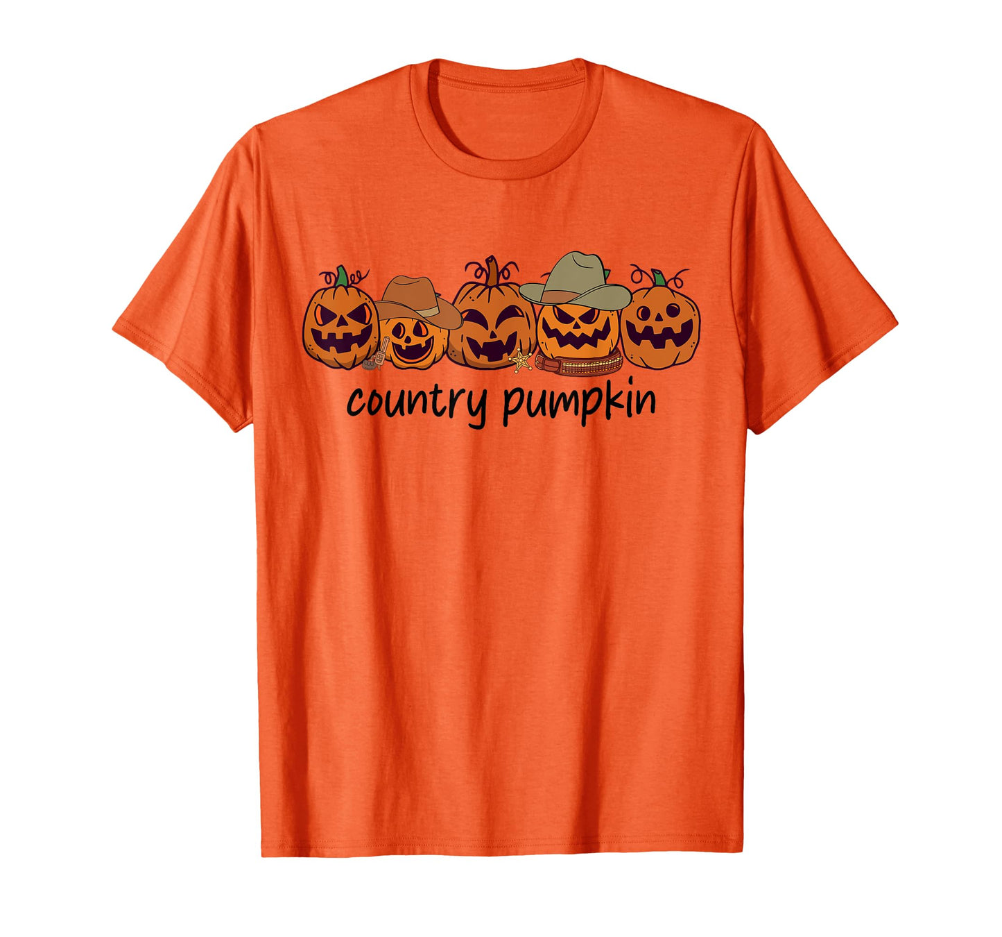 Howdy, Pumpkin Halloween, Funny Western Country Halloween T-Shirt