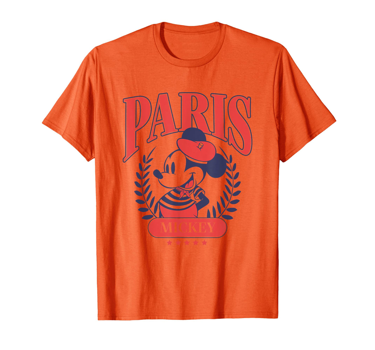 Disney Mickey And Friends Iconic Parisian Mickey Chest Logo T-Shirt