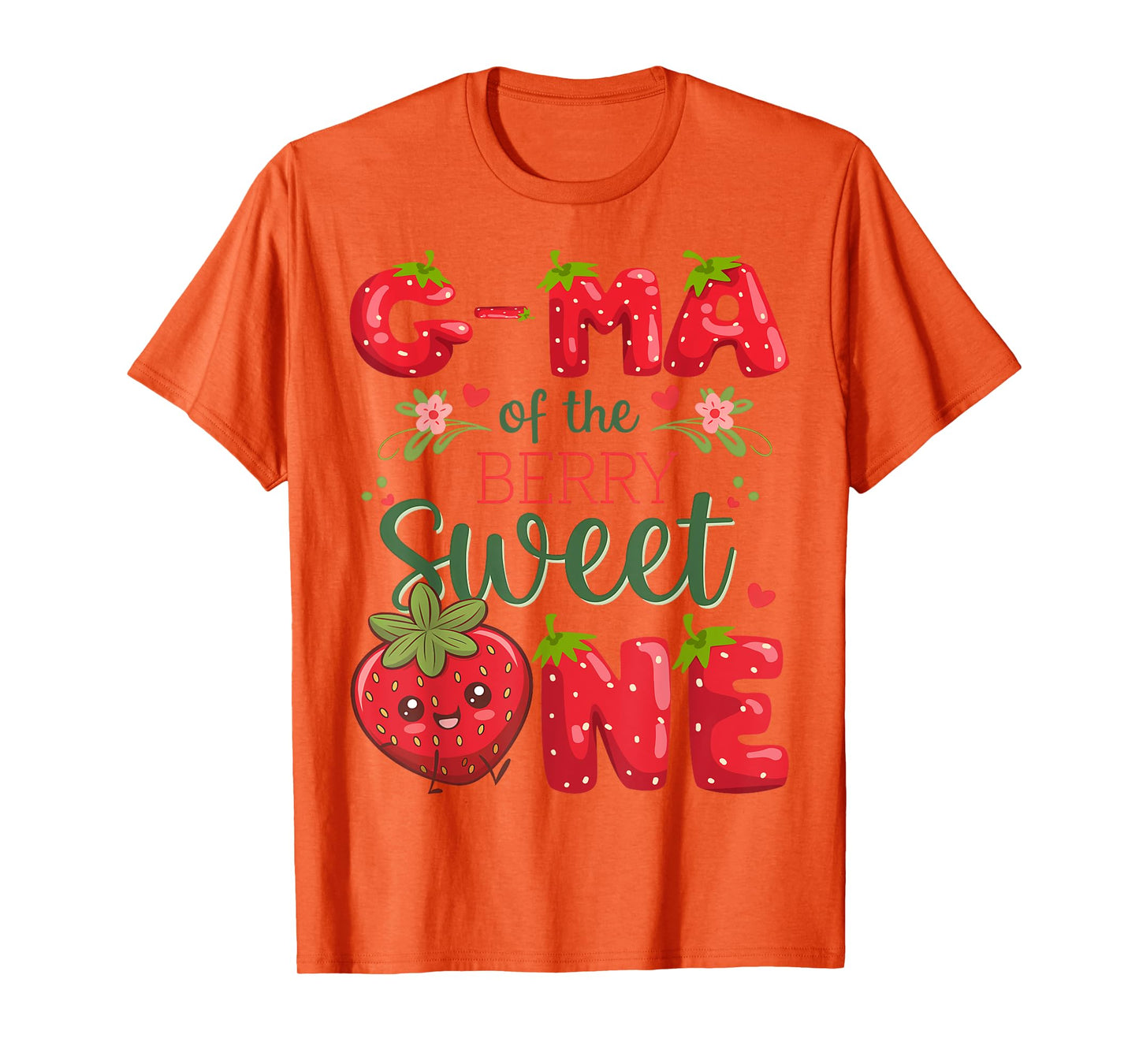 G-Ma Of The Berry Sweet One 1St Birthday Strawberry T-Shirt