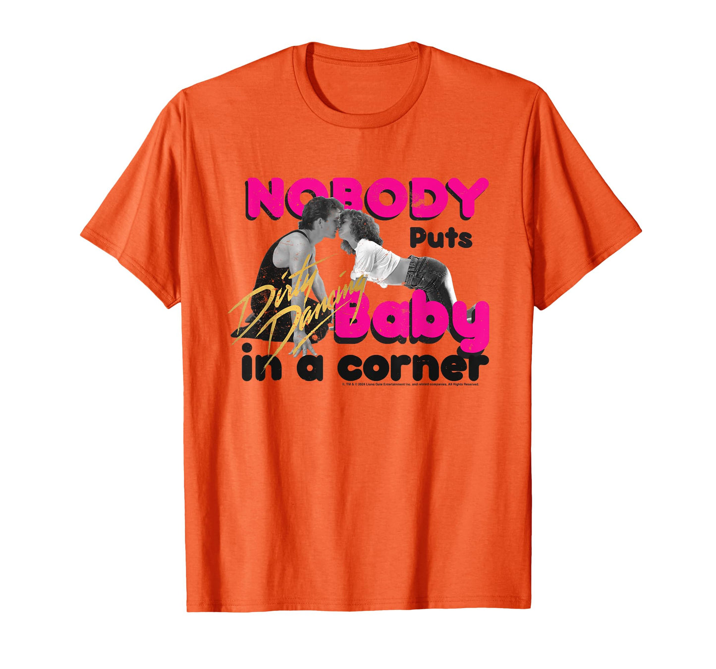Dirty Dancing Nobody Puts Baby In A Corner Johnny & Baby T-Shirt