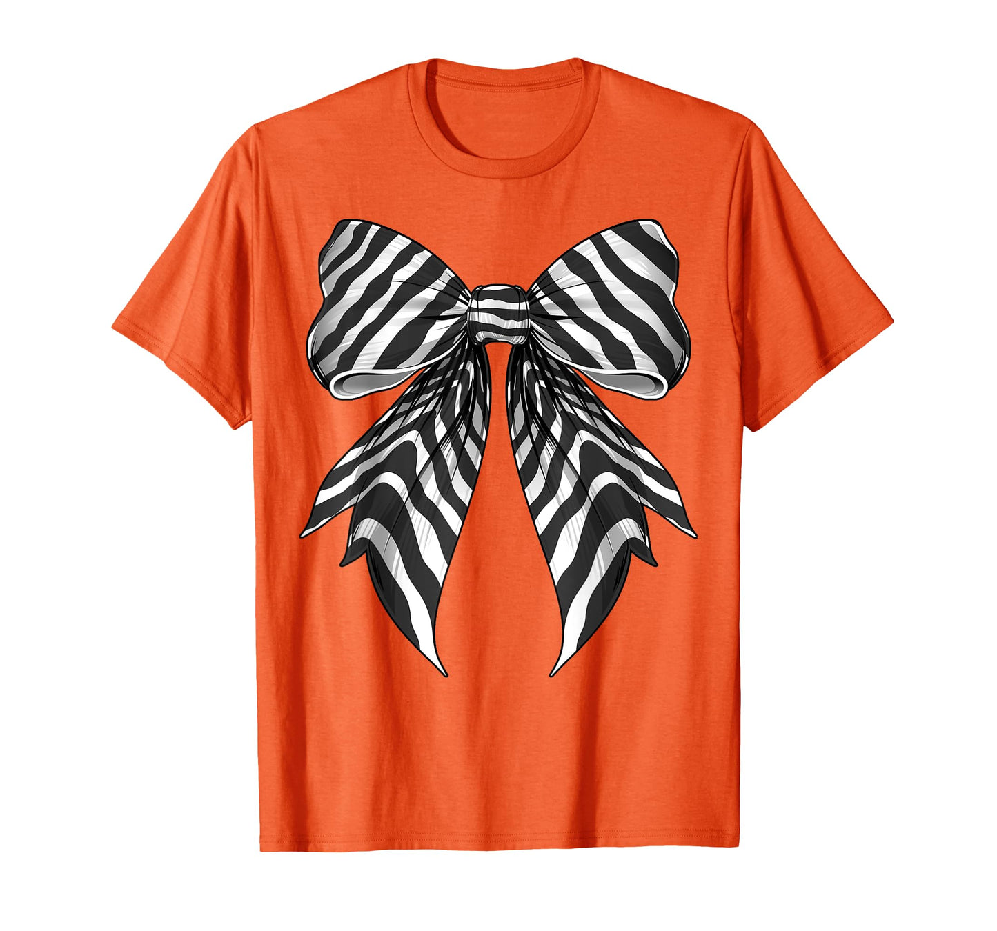Coquette Bow Zebra Skin Pattern Cute Halloween Costume T-Shirt
