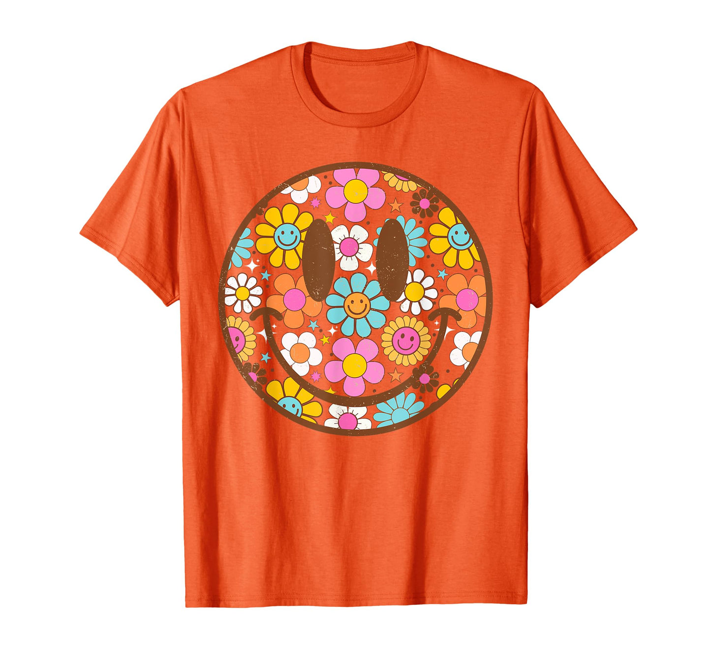 Happy Retro Daisy Smile Face Preppy Aesthetic Men Women Kids T-Shirt