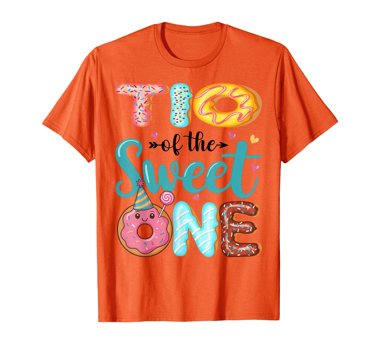 Tio Of The Sweet One 1st Birthday Girl Donut Party T-Shirt