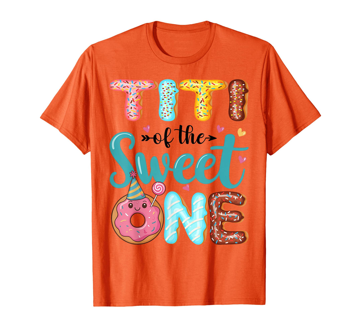 Titi Of The Sweet One 1st Birthday Girl Donut Party T-Shirt