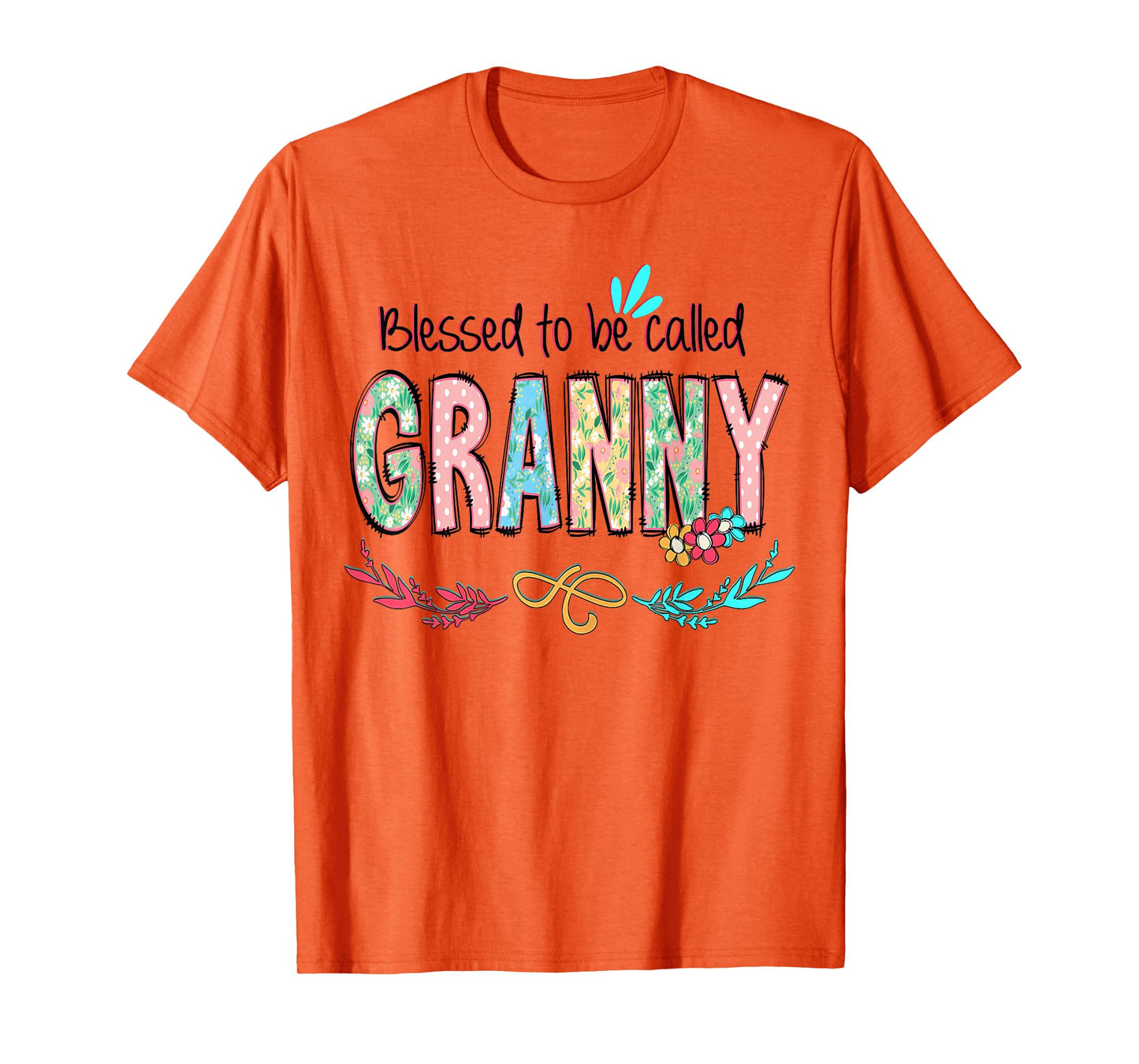 Blessed to Be Called Granny Floral Mother's Day T-Shirt