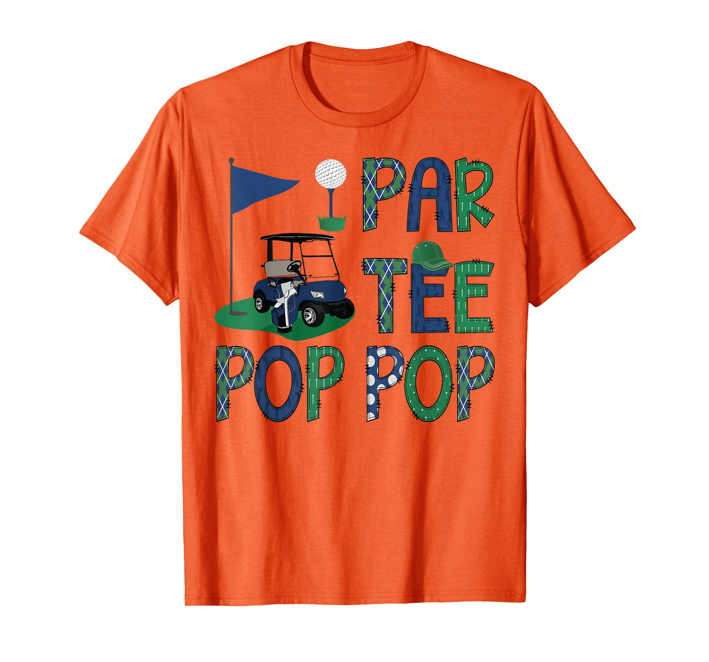 Par-Tee Pop Pop Golf Lover Birthday Party Family Matching T-Shirt